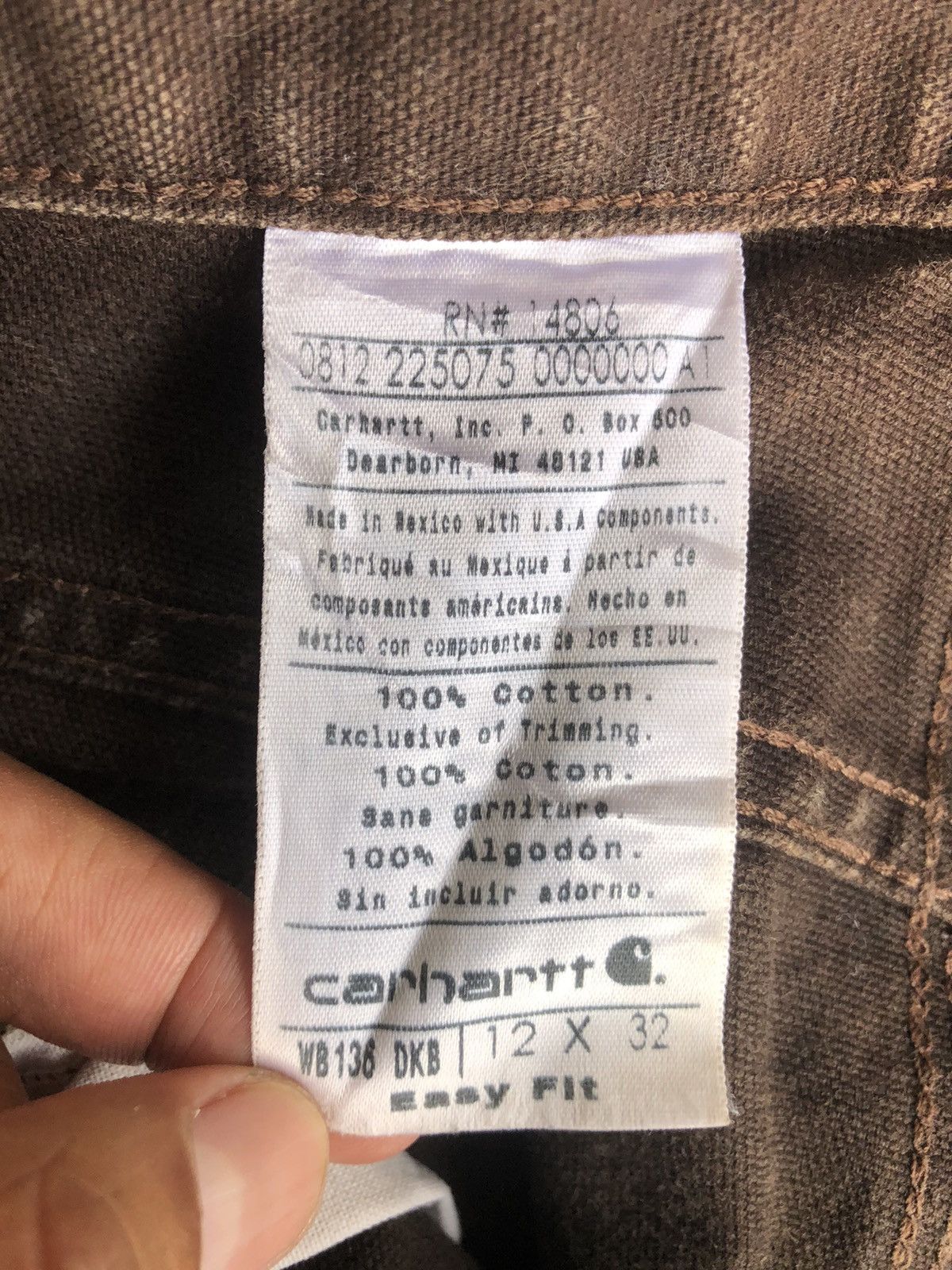 Lil Yachty Vintage Carharrt Double Knee Distressed Size US 32 / EU 48 - 20 Thumbnail
