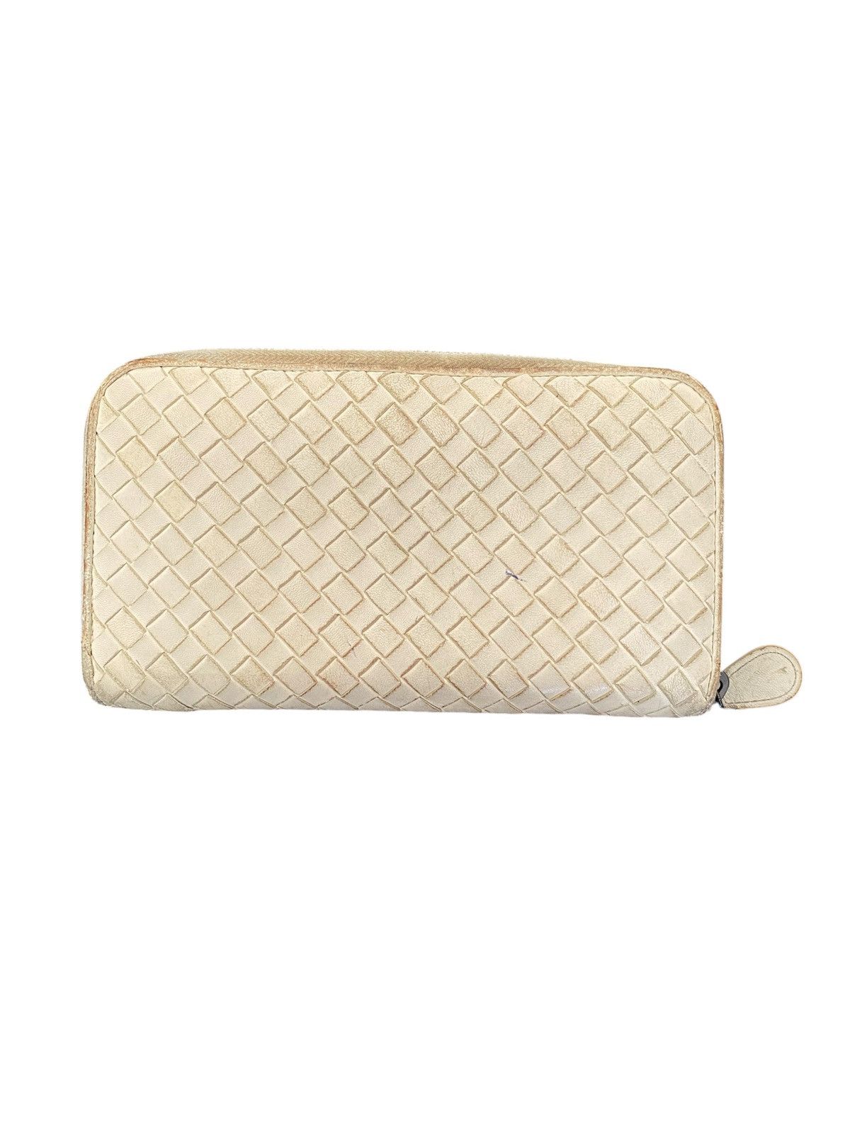Bottega Veneta Bottega Veneta Intrecciato Lambskin Zip Around Long Wallet Size ONE SIZE - 1 Thumbnail