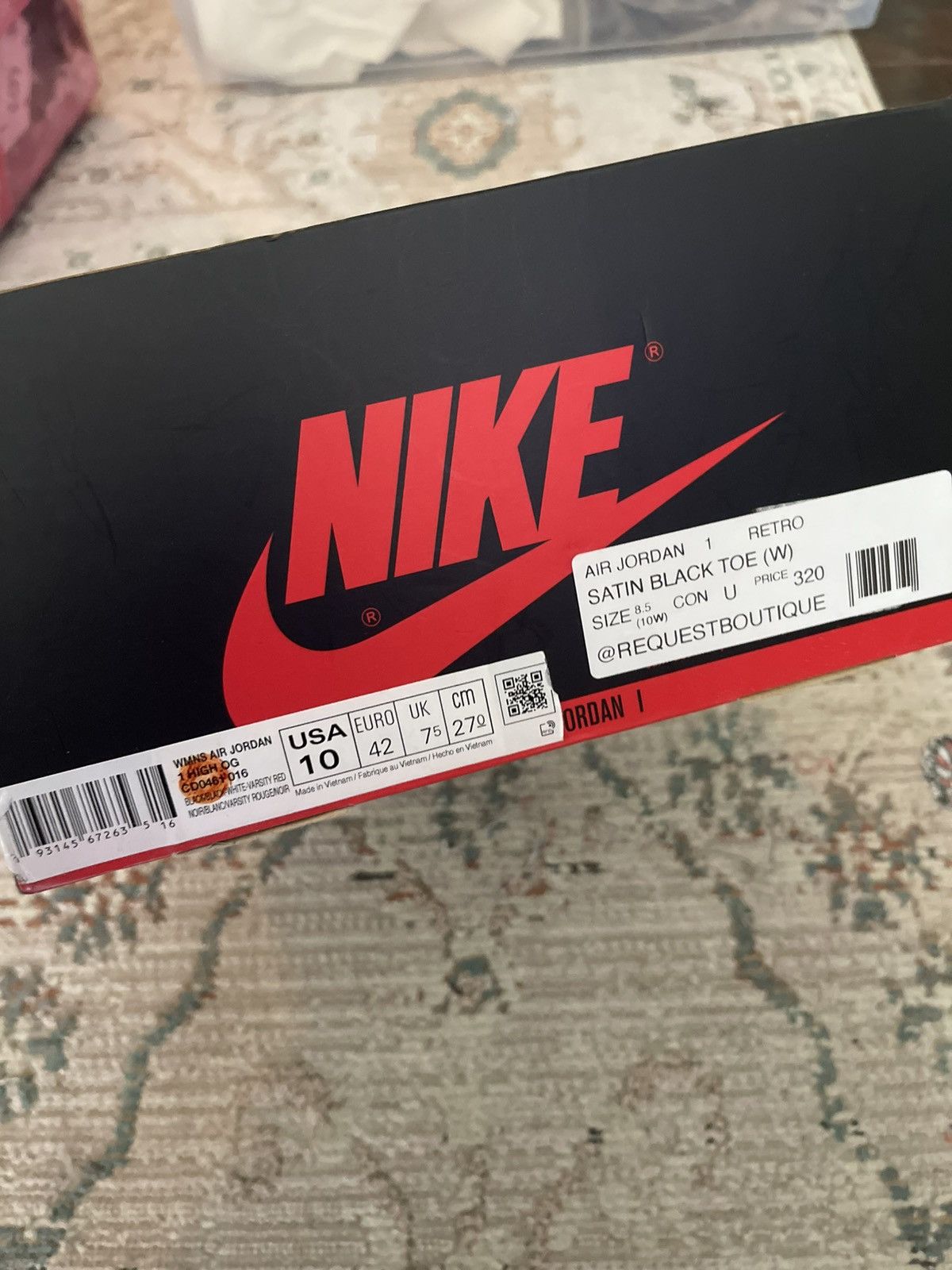 Jordan Brand Air jordan retro 1 Size US 8.5 / EU 41-42 - 11 Thumbnail