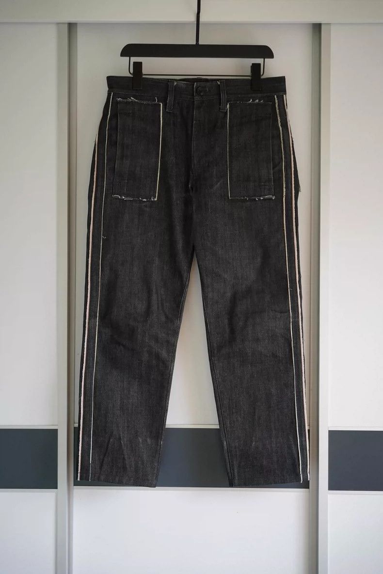 Yohji Yamamoto Yohji Yamamoto Yohji Yamamoto Denim Pants with Unique Deta Size US 26 / EU 42 - 1 Thumbnail