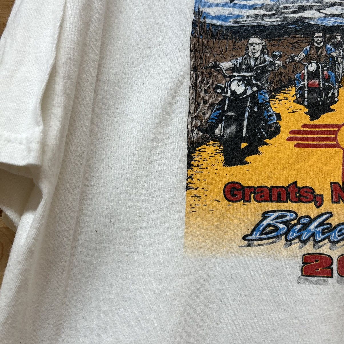 Harley Davidson Vintage Y2K Fire & Ice Bike Rally Harley Style Biker T Shirt Size US XL / EU 56 / 4 - 8 Thumbnail