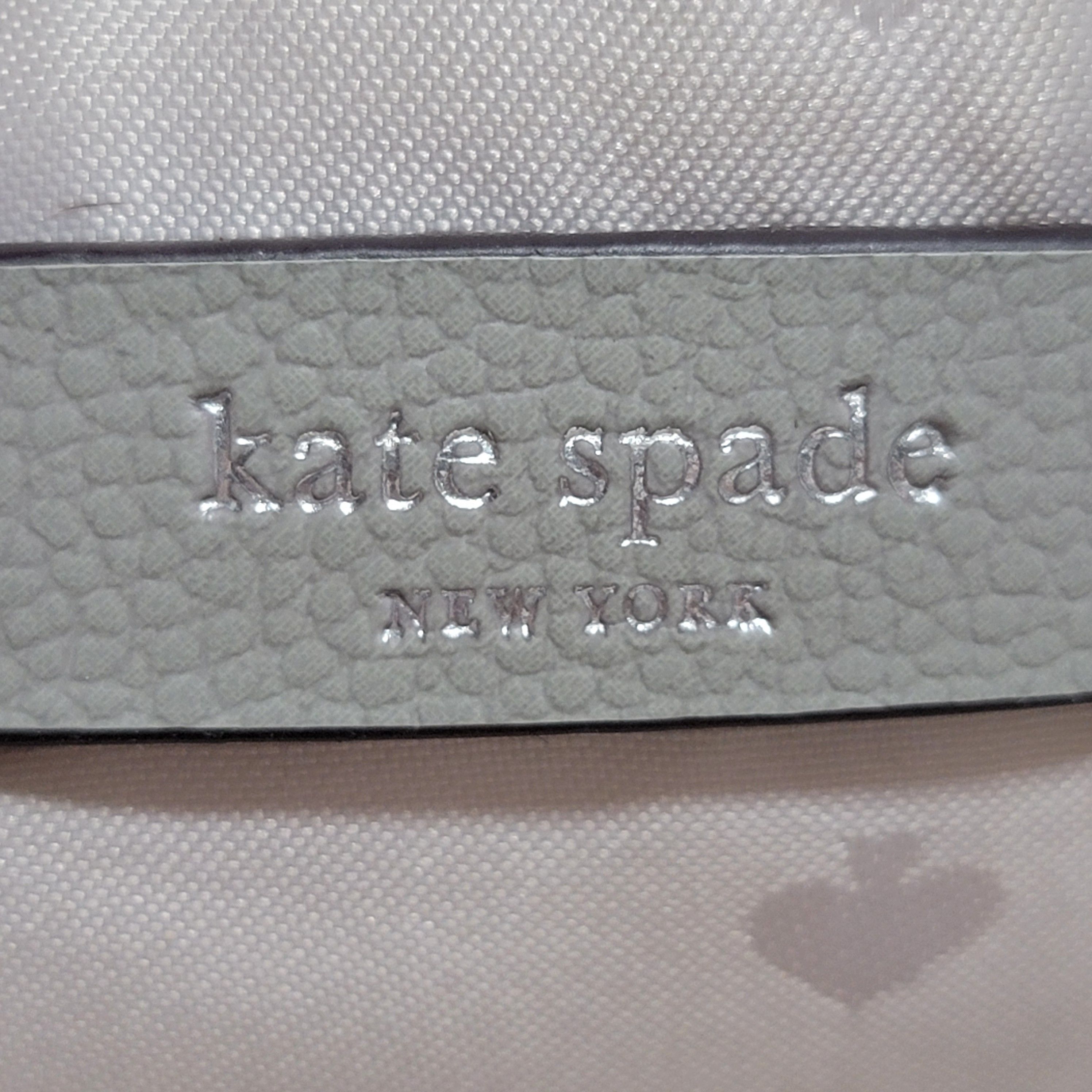 Kate Spade Kate Spade Lt Grey Purse Backpack Style w/ Adjustable Straps Size ONE SIZE - 7 Thumbnail