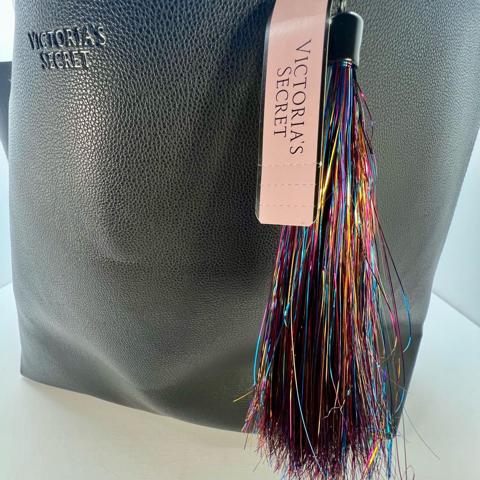 Victoria's Secret Victoria’s Secret Black Tote Handbag Purse ($100 MSRP) NWT Size ONE SIZE - 6 Thumbnail