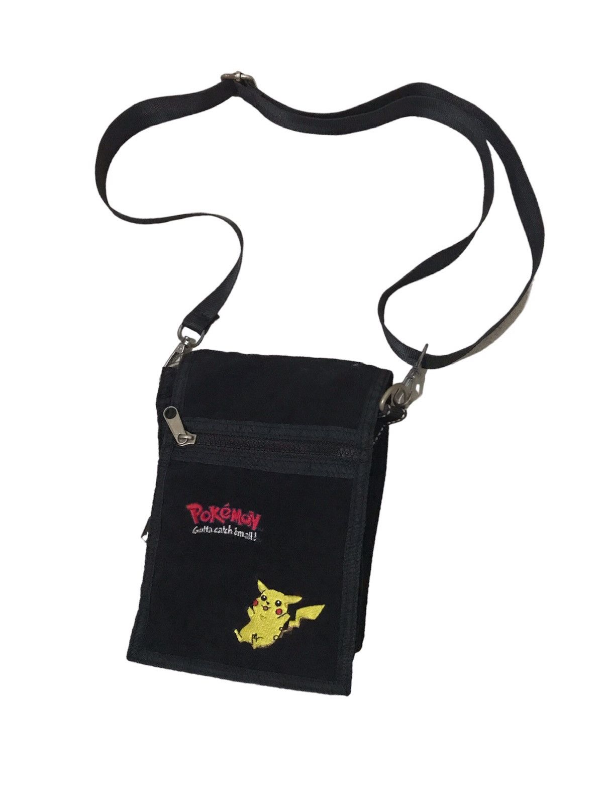 image of Vintage 1994 Pokemon Slingbag By Nintendo in Black, Men's