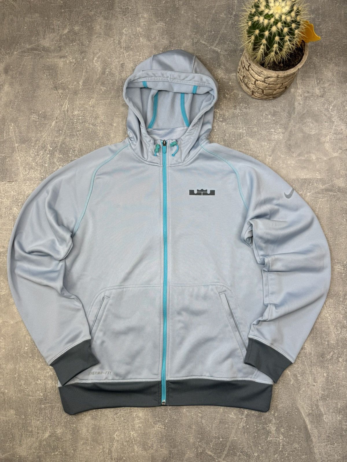 Nike Nike x LeBron James Basketball Warmup Zip Hoodie Size US M / EU 48-50 / 2 - 2 Thumbnail