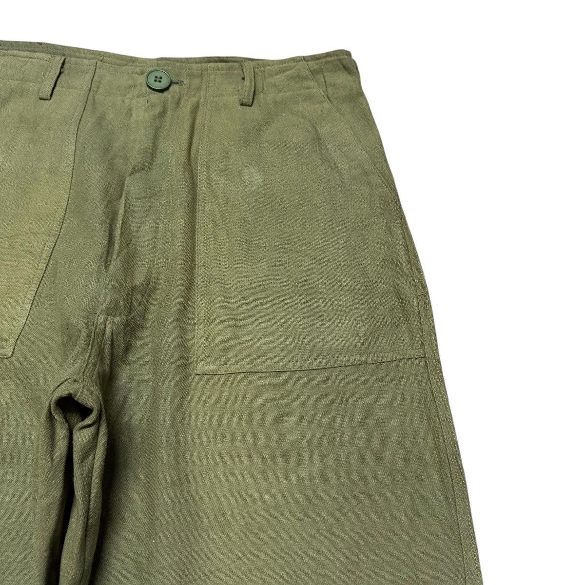 Japanese Brand Broken Base Sunfaded Fatigue Pants Size US 31 - 5 Thumbnail