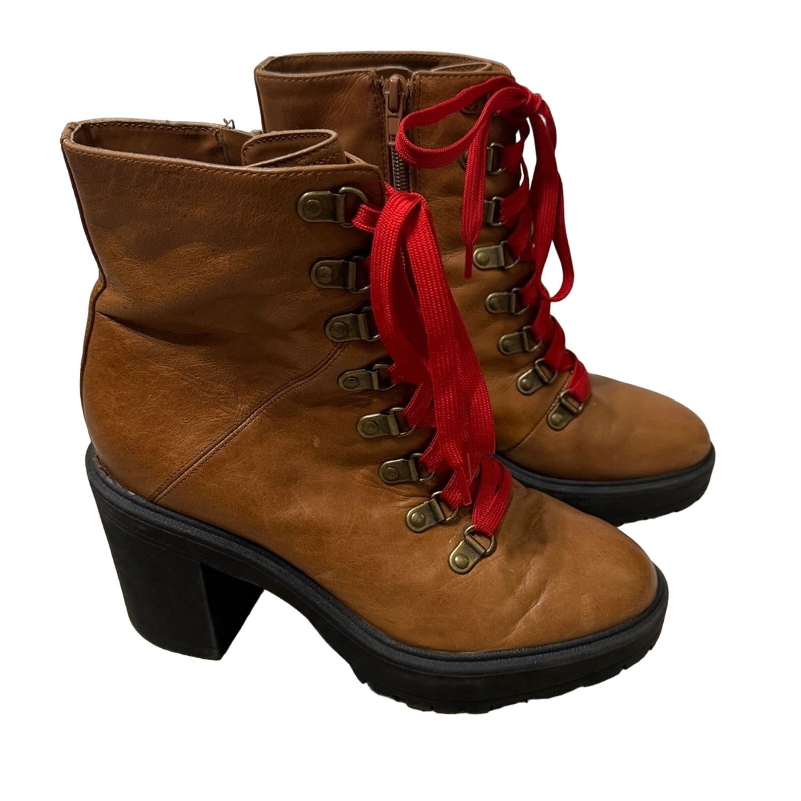 Steve Madden REVOLVE Steve Madden Royce Bootie in Cognac Leather Size 7.5 Size US 7.5 / IT 37.5 - 4 Thumbnail
