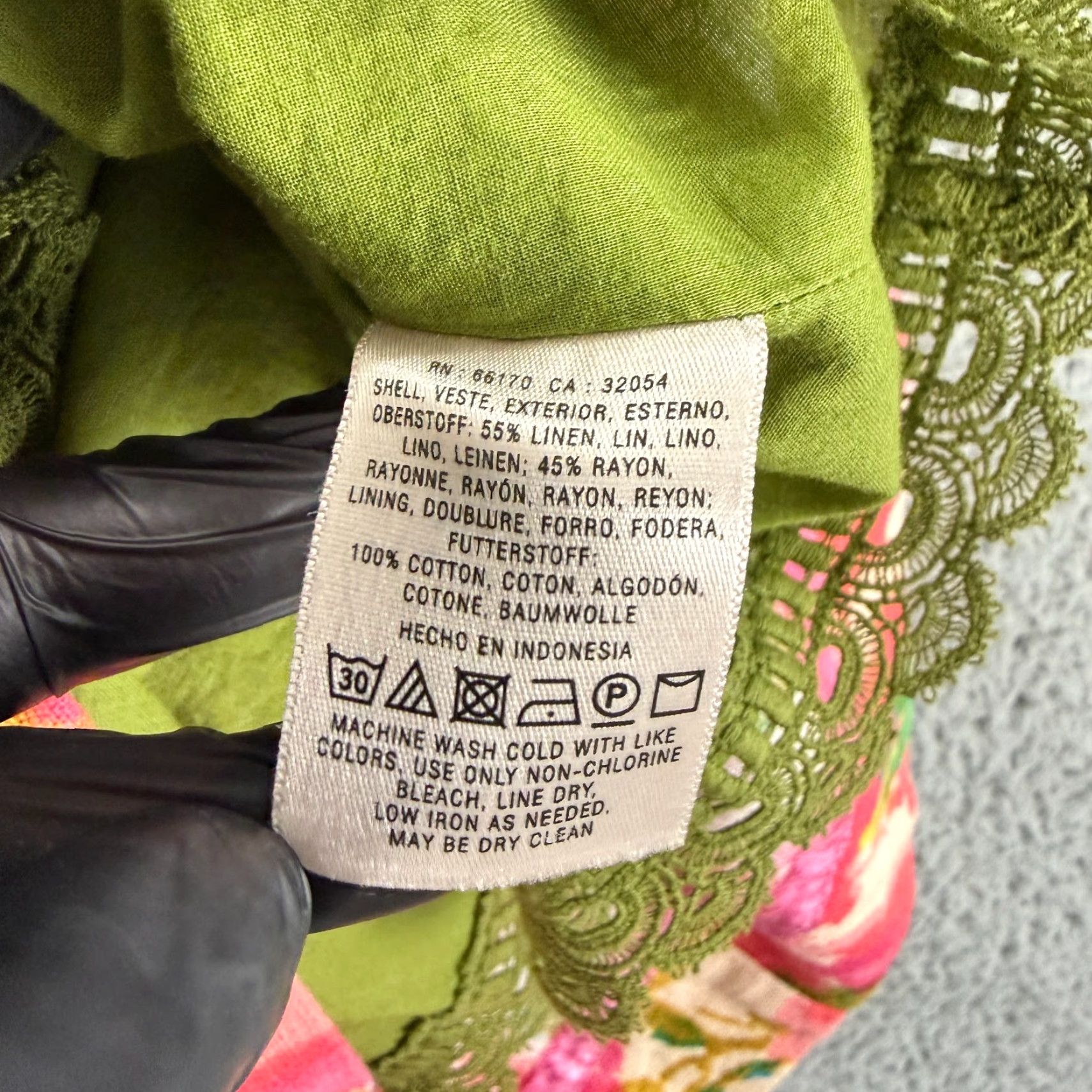 Anthropologie Anthropologie Postage Stamp Dress Womens Size 10 Pink Floral Linen Blend Lined Dress Size L / US 10 / IT 46 - 7 Thumbnail