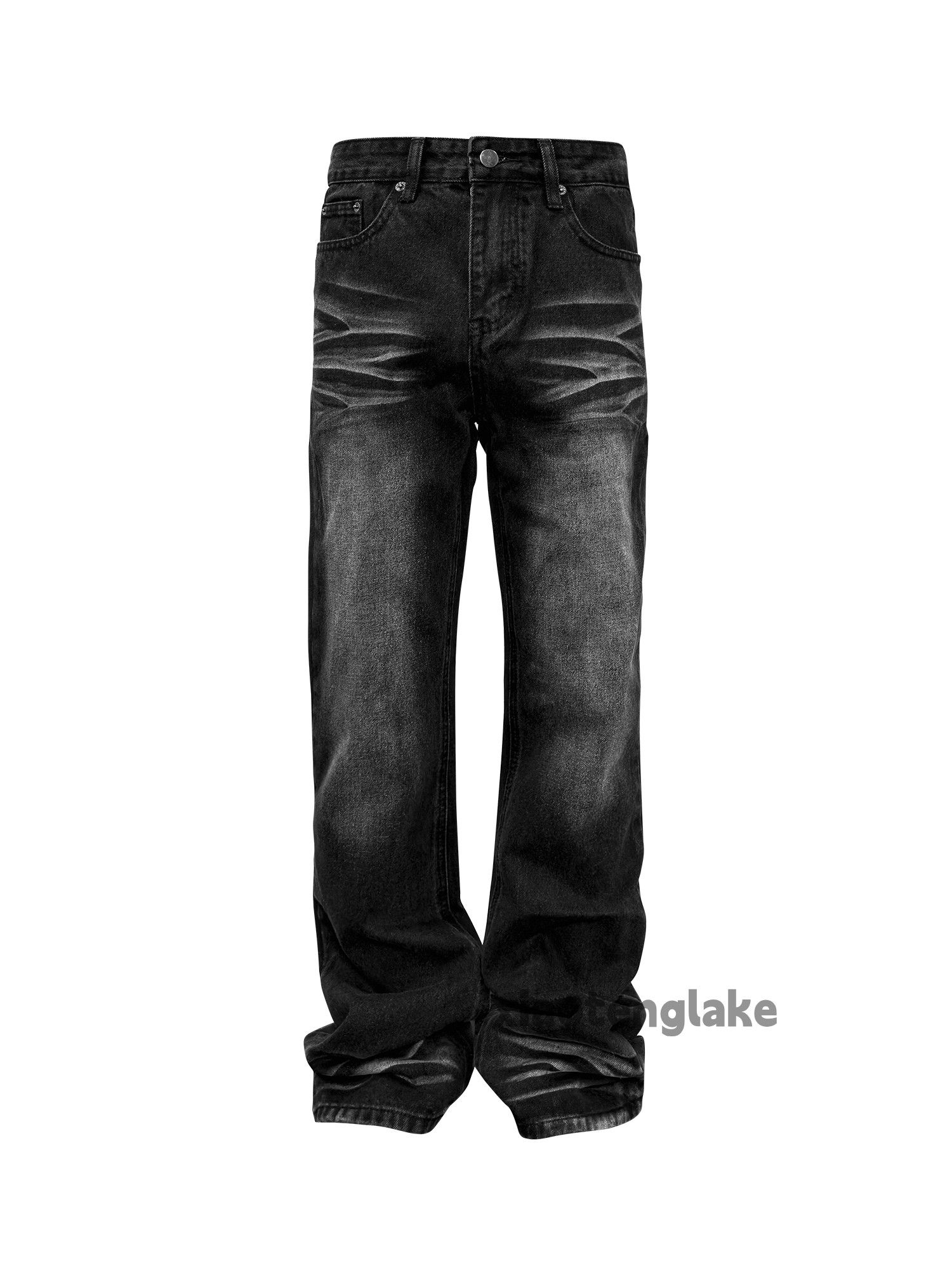 Jean × Vintage washed faded cleanfit punk grunge yuppie flared jeans Size US 32 / EU 48 - 4 Thumbnail