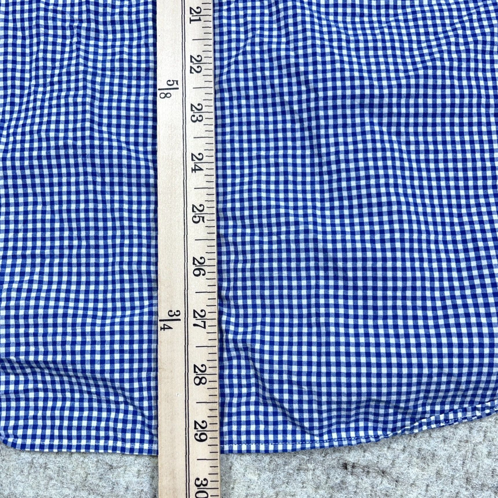 Ralph Lauren Ralph Lauren Shirt Men XL Blue Red Button Up Gingham Check Poplin Dress Casual Size US XL / EU 56 / 4 - 7 Thumbnail
