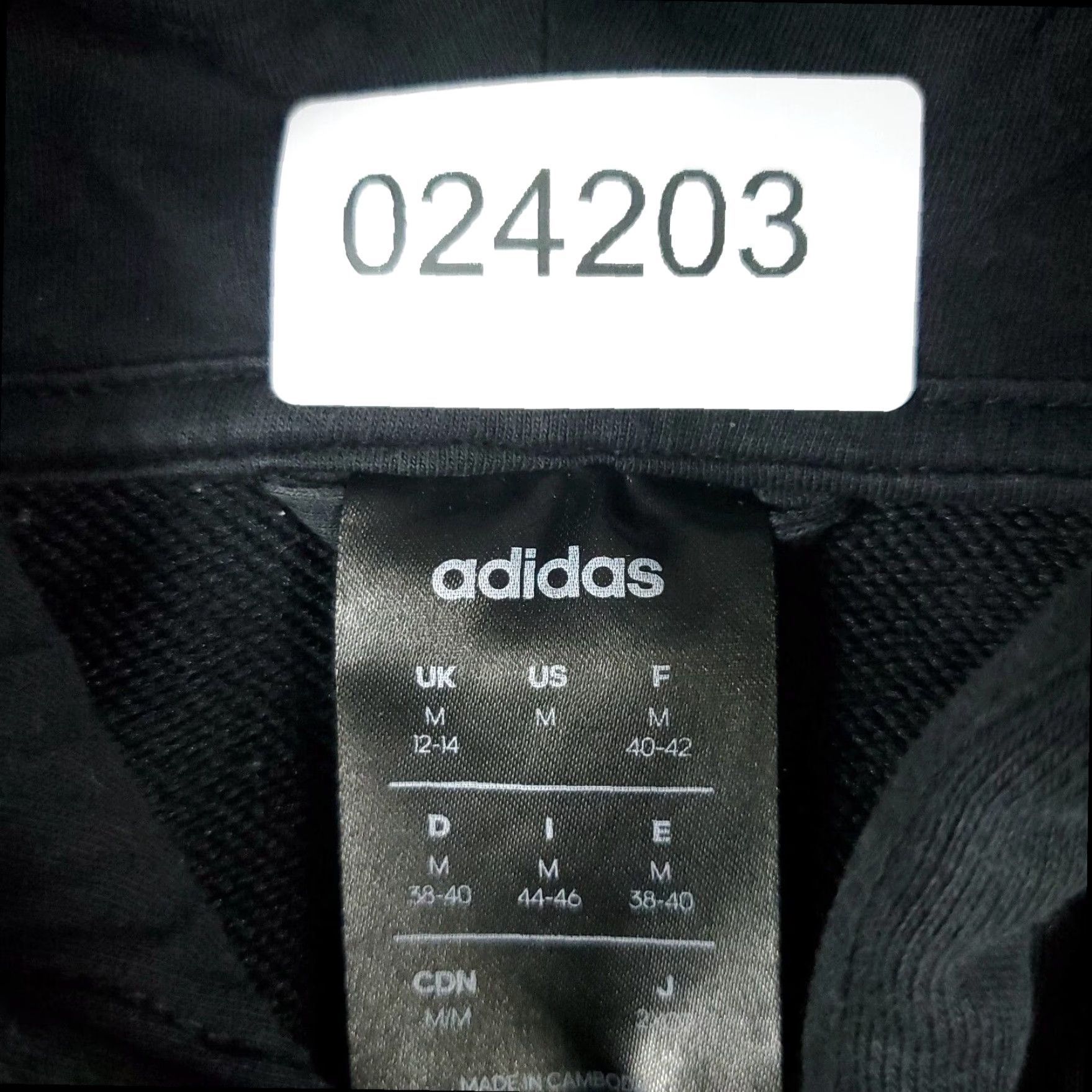 Adidas Adidas Full Zip Hoodie Sweatshirt Black Cotton Blend Womens Medium Size M / US 6-8 / IT 42-44 - 8 Thumbnail