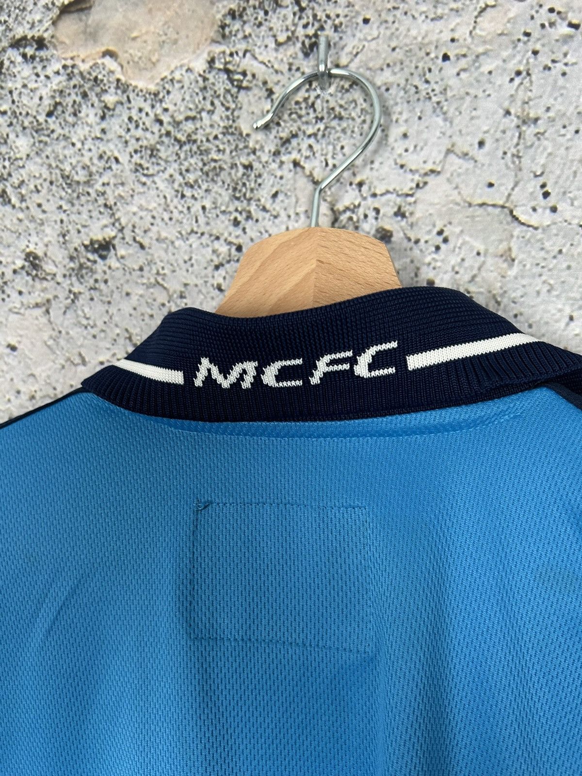 Le Coq Sportif Vintage Manchester City Soccer Jersey Football Retro 90s Size US L / EU 52-54 / 3 - 6 Thumbnail