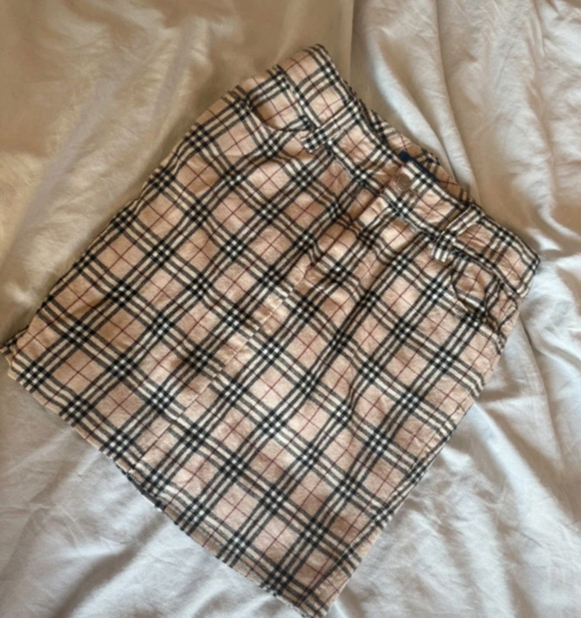 Burberry Burberry Nova Check Wool Mini Skirt XS/US 2 Size 26" / US 2 / IT 38 - 1 Thumbnail