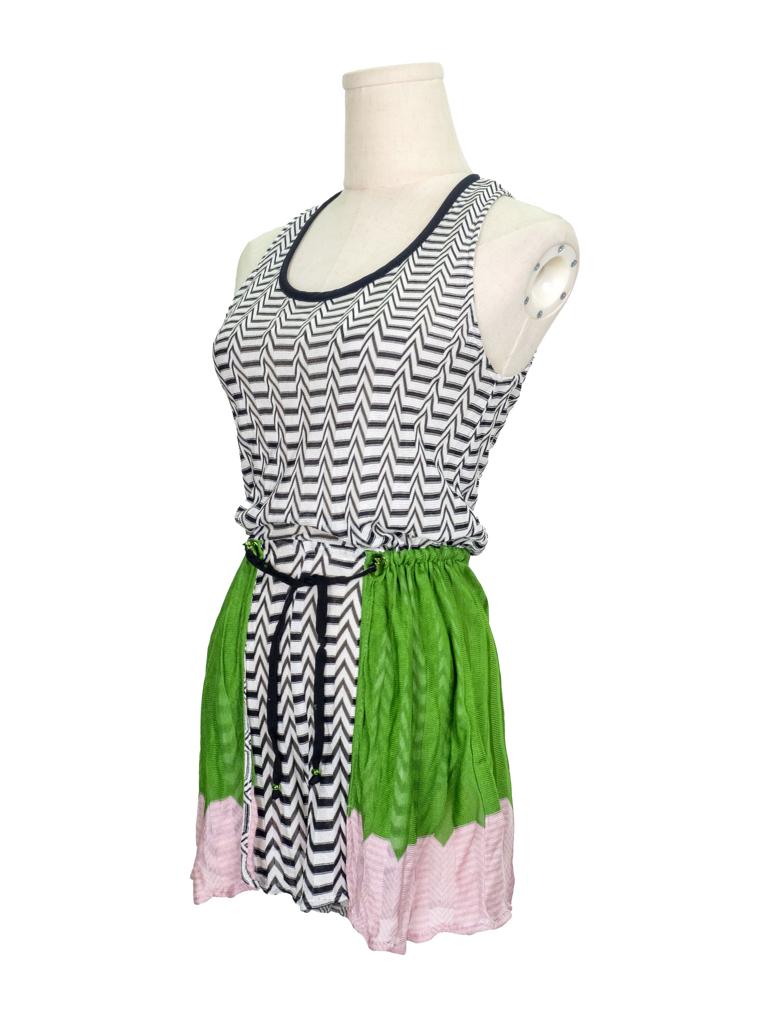 Missoni Black and White Geometric Print Jumpsuit Size XS / US 0-2 / IT 36-38 - 4 Thumbnail
