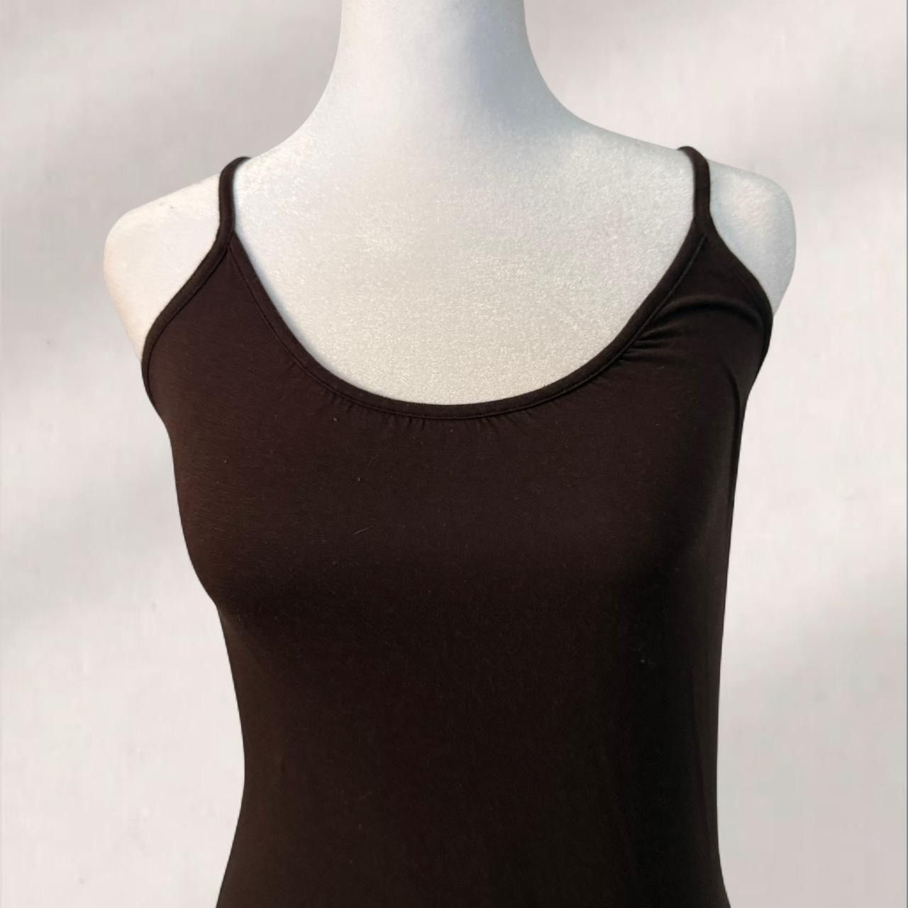 Other gorgeous vintage 2000s brown tank w/ adjustable straps Size XS / US 0-2 / IT 36-38 - 2 Thumbnail