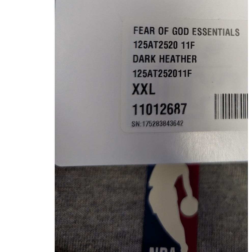 Fear of God o1rshd1 Atlanta Hawks NBA Tee Shirt in Dark Heather Size US XXL / EU 58 / 5 - 19 Thumbnail