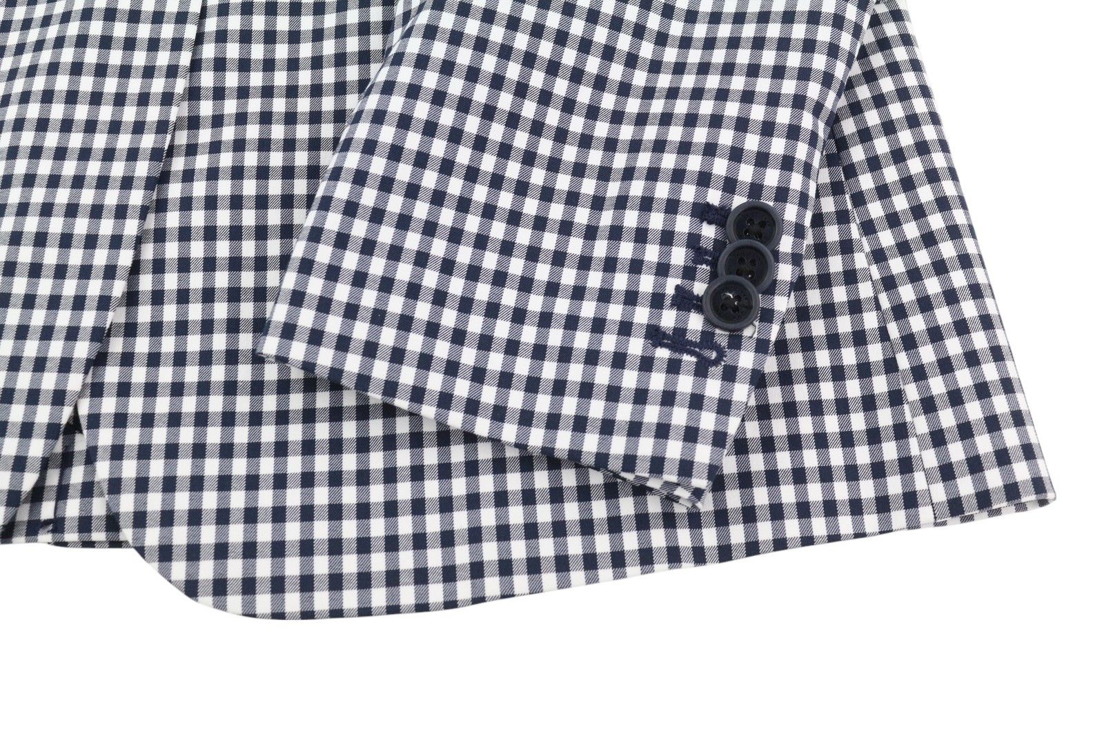 Gant GINGHAM STRETCH EU38 Blue Plaid Notch Blazer 85312 Size M / US 6-8 / IT 42-44 - 6 Thumbnail
