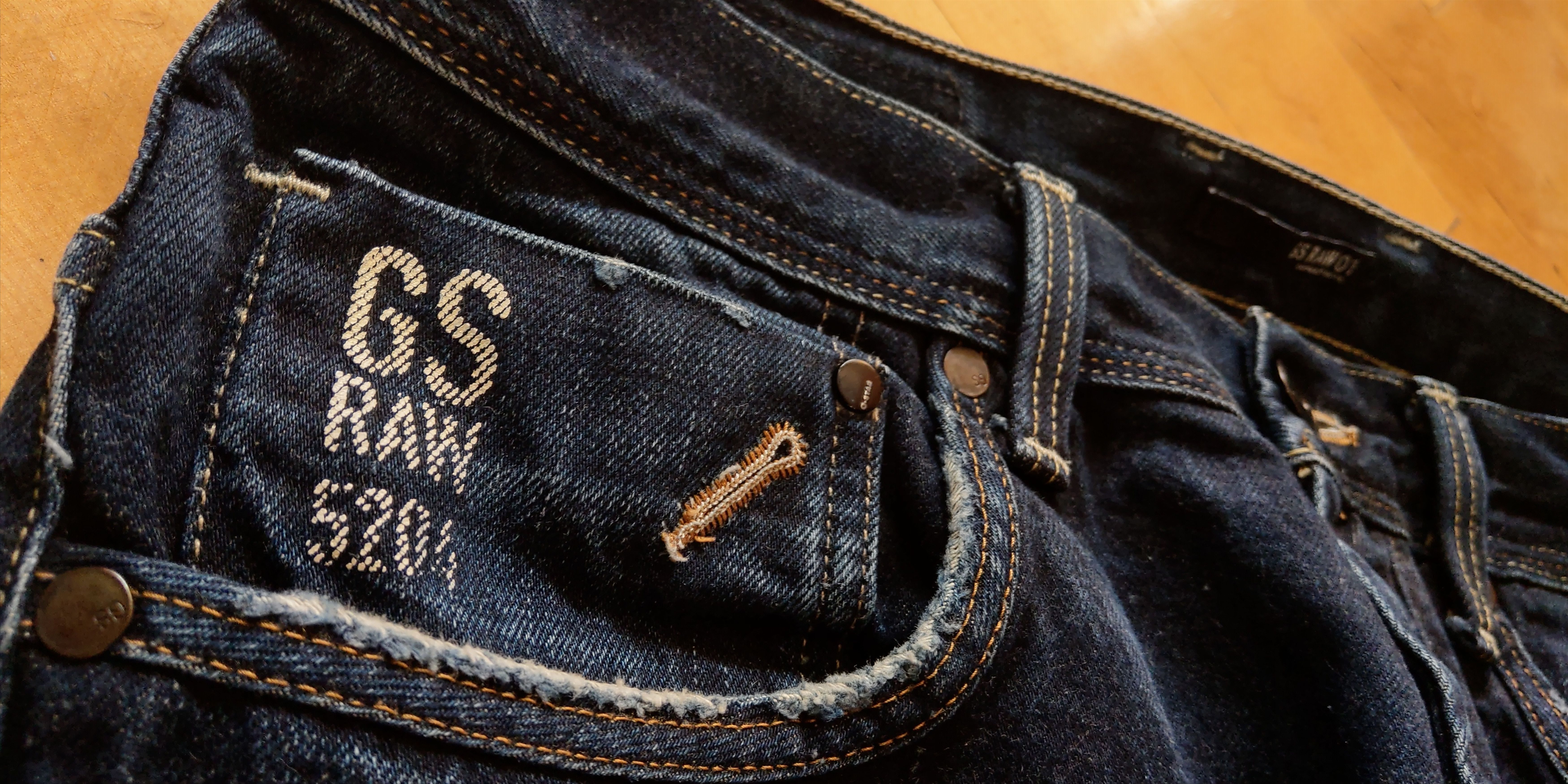 G-Star Skinny Baggy Stacked Pants Semi Flared Alt Neo Denim Goth 32 Size US 32 / EU 48 - 14 Thumbnail