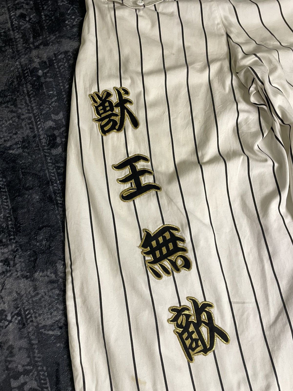 Japanese Brand Toraichi Tobishozoku X Hanshin Tigers Pant Size US 33 - 14 Thumbnail