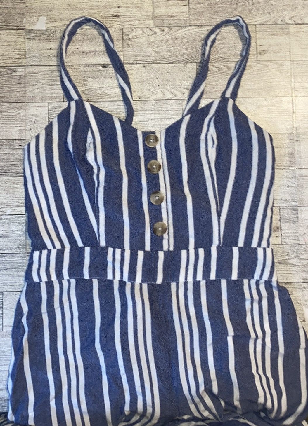 Express Express, Striped, Sleeveless, Backless, Wide Leg Jumper Size 28" / US 6 / IT 42 - 5 Thumbnail