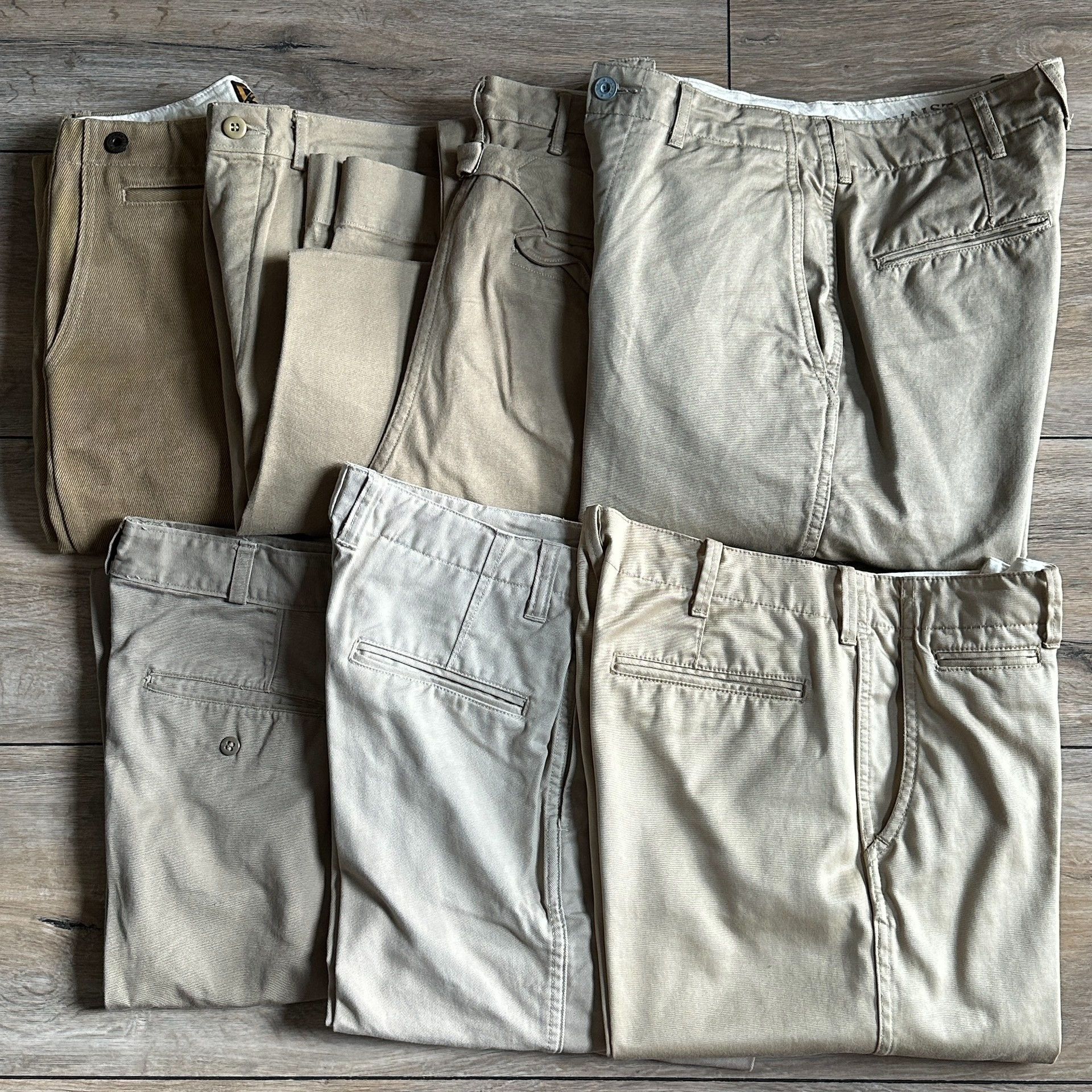 Cushman Cushman Khaki Wide-Leg Pants Size US 32 / EU 48 - 8 Thumbnail