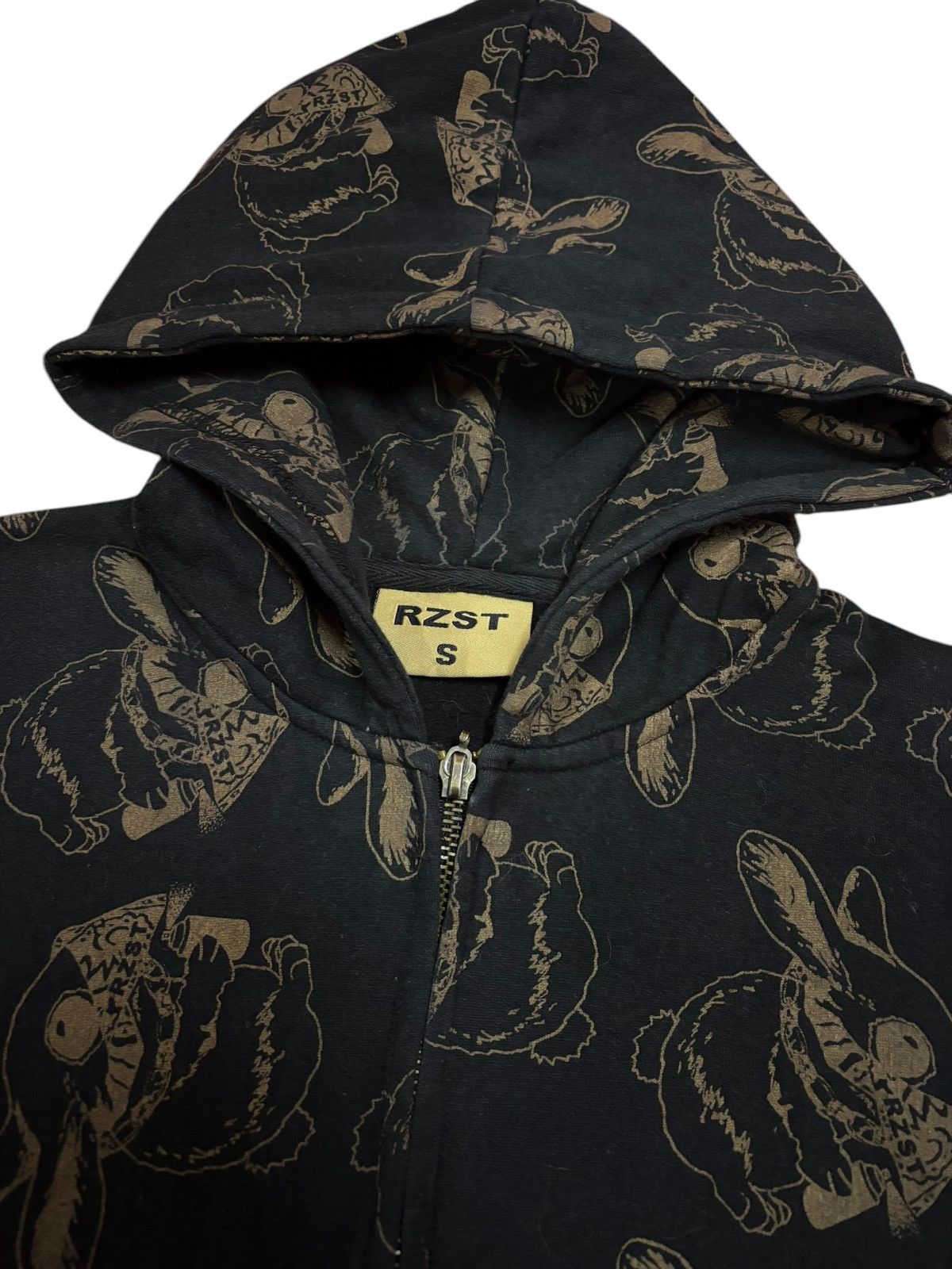 Beauty Beast RZST Thug Rabbit Full Printed Punk Hoodie Size US S / EU 44-46 / 1 - 6 Thumbnail