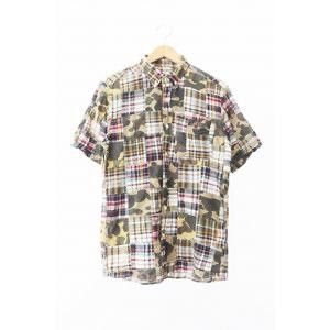 Bape Bape 1st Camo plaid check patchwork shirt Size US M / EU 48-50 / 2 - 1 Thumbnail
