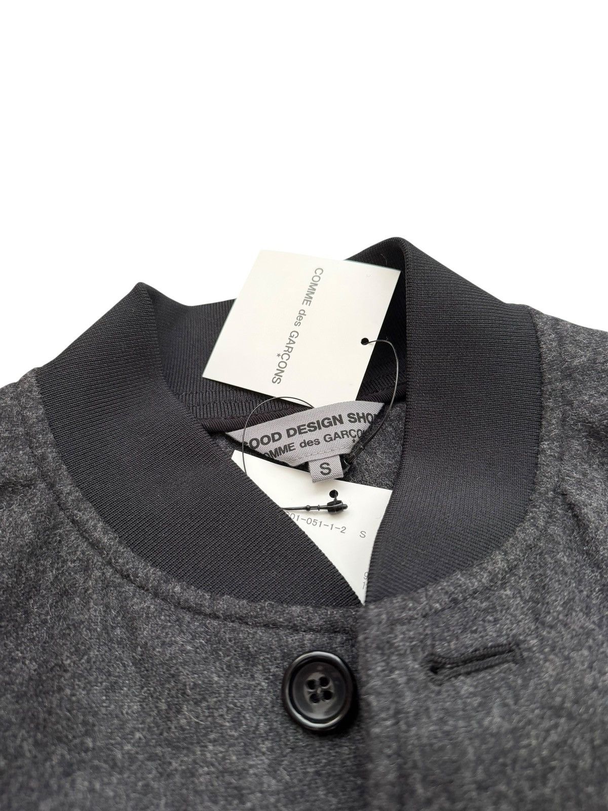 Comme des Garcons × Dover Street Market 1986 Staff Coat Leather Sleeve Wool Size US S / EU 44-46 / 1 - 6 Thumbnail