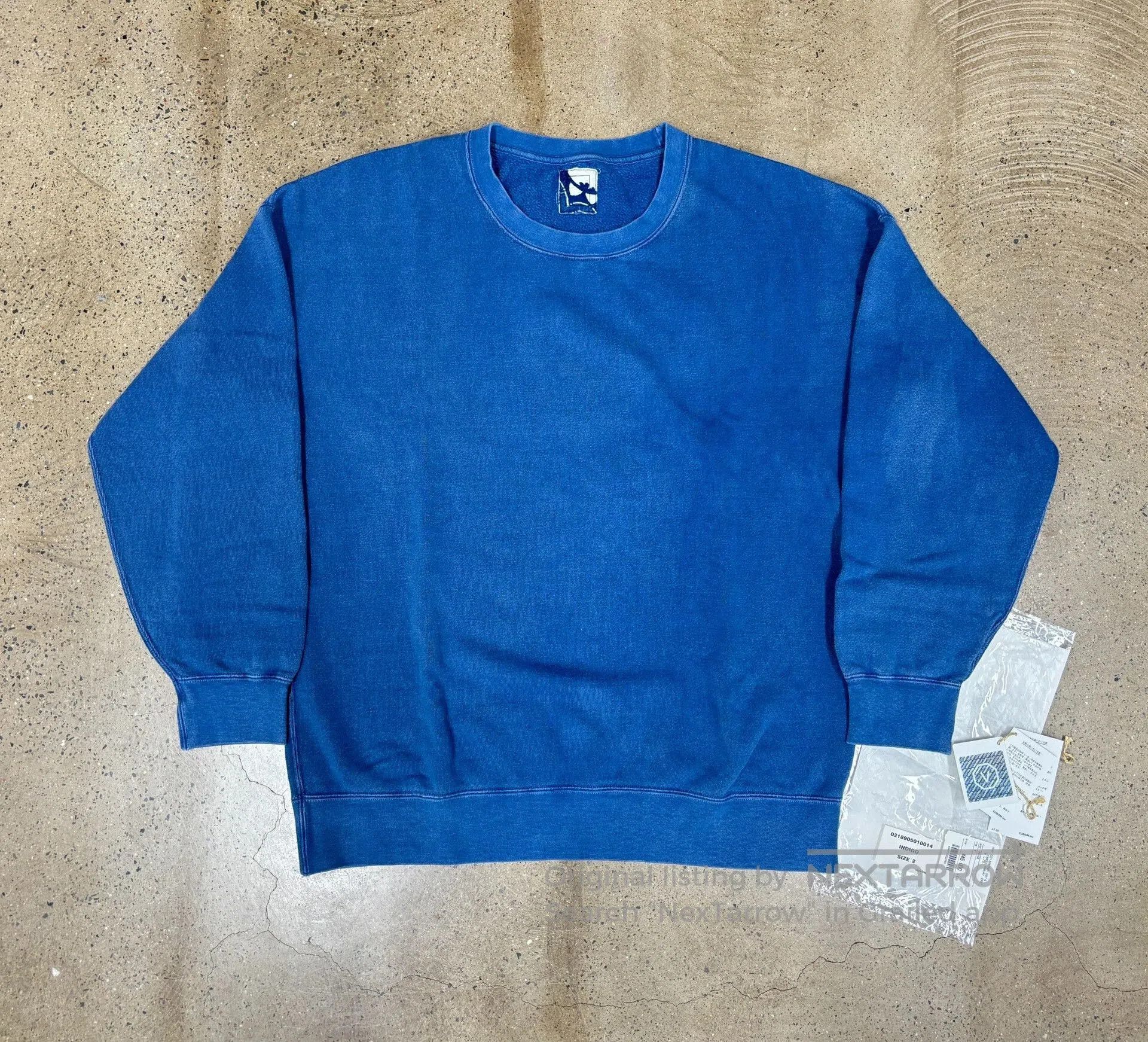 Visvim Visvim 18 ICT Jumbo Sweat Indigo. Size US M / EU 48-50 / 2 - 1 Thumbnail
