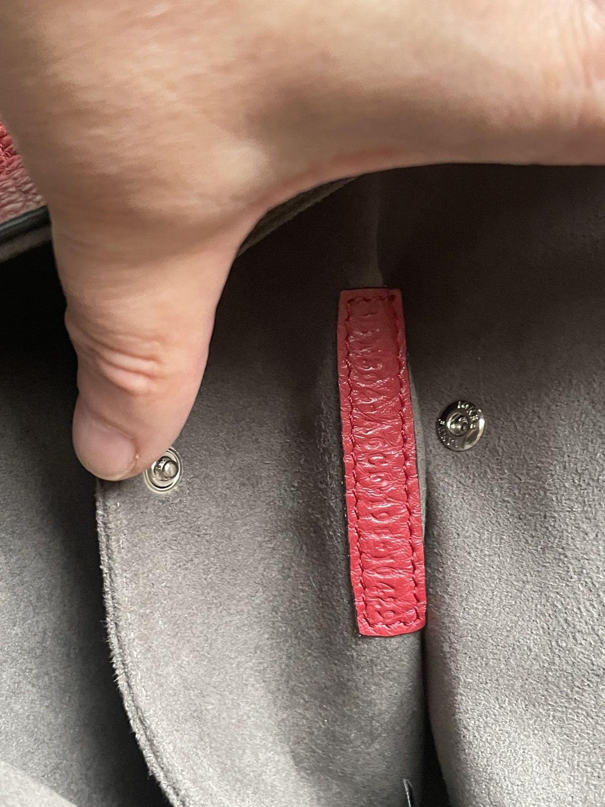 Fendi Fendi red leather selleria saddle bag Size ONE SIZE - 7 Thumbnail