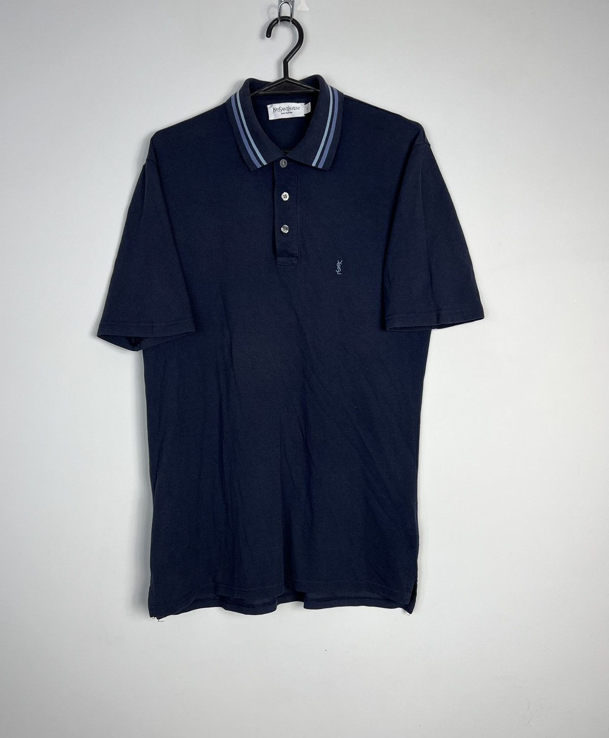 Yves Saint Laurent Polo Shirt Yves Saint Laurent Yellow Small Logo Size US S / EU 44-46 / 1 - 1 Thumbnail