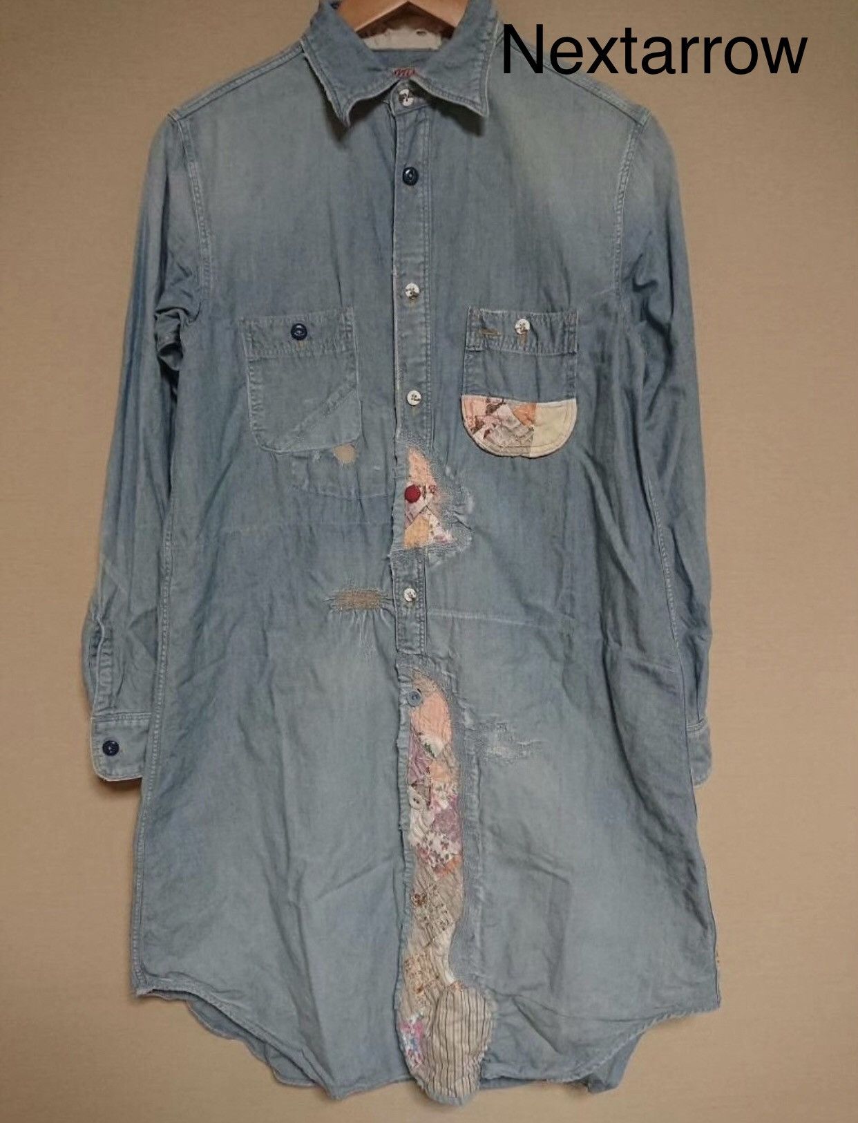 Kapital KAPITAL KOUNTRY Blue dye Embroidered Shirt Windcoat Coat Size US S / EU 44-46 / 1 - 1 Thumbnail