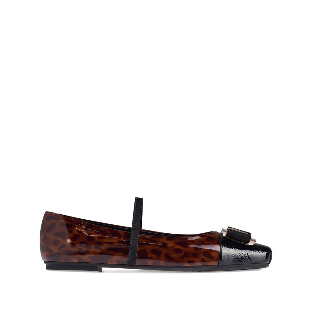 Ferragamo BROWN Ballet Flats