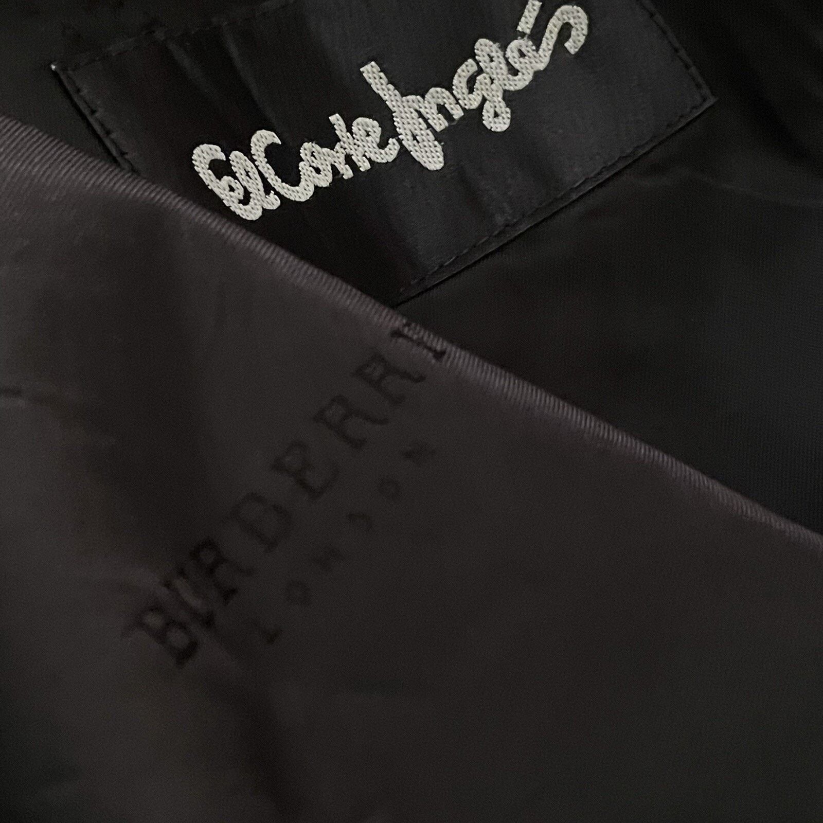 Burberry Burberry london Trench Coat jacket virgin WOOL men's BLACK Size US L / EU 52-54 / 3 - 10 Thumbnail