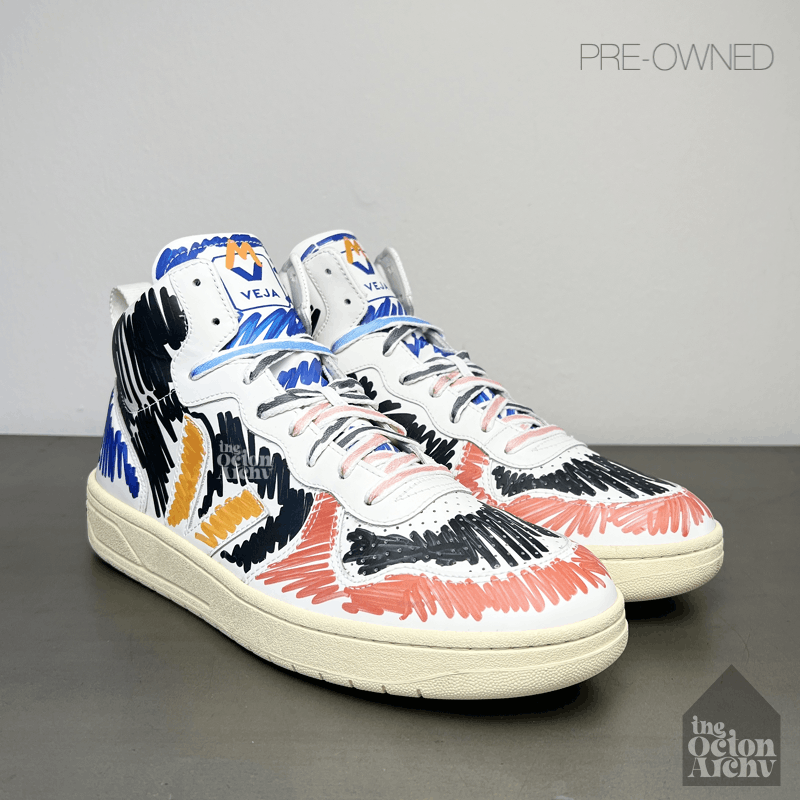 Marni × Veja Marni x Veja V1-15 High Multicolor Scribble VQ0202884B Size US 11.5 / EU 44-45 - 1 Thumbnail