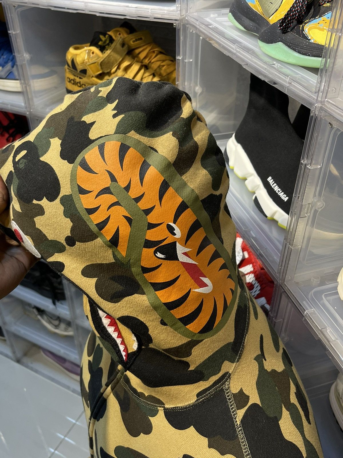Bape 1st camo Shark full zip hoodie a bathing ape WGM Size US S / EU 44-46 / 1 - 5 Thumbnail