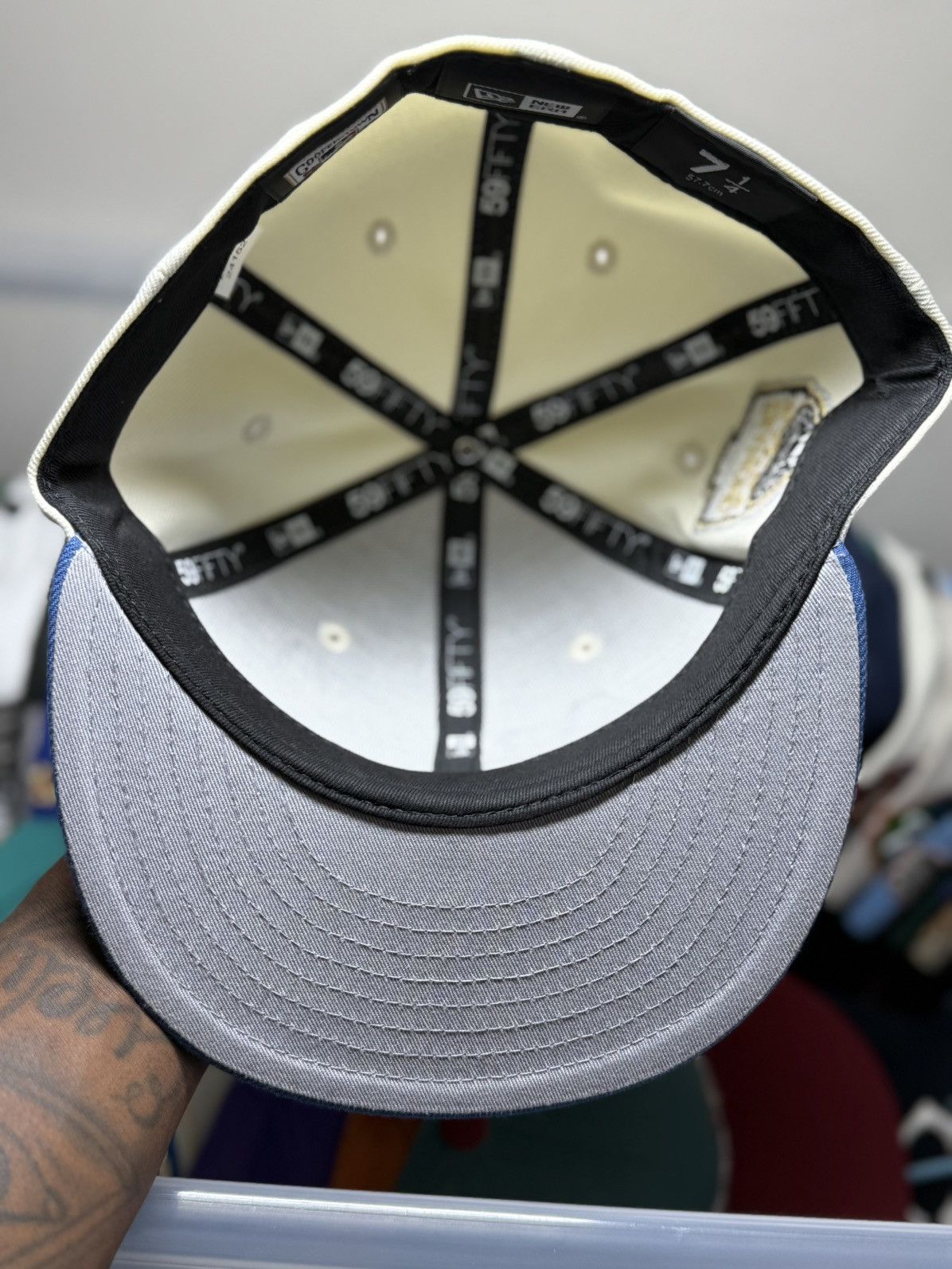 Hat Club × New Era 7 1/4 DIAMONDBACKS "ARIZONA DREAM" 59FIFTY - CHROME/INDIGO Size ONE SIZE - 5 Thumbnail