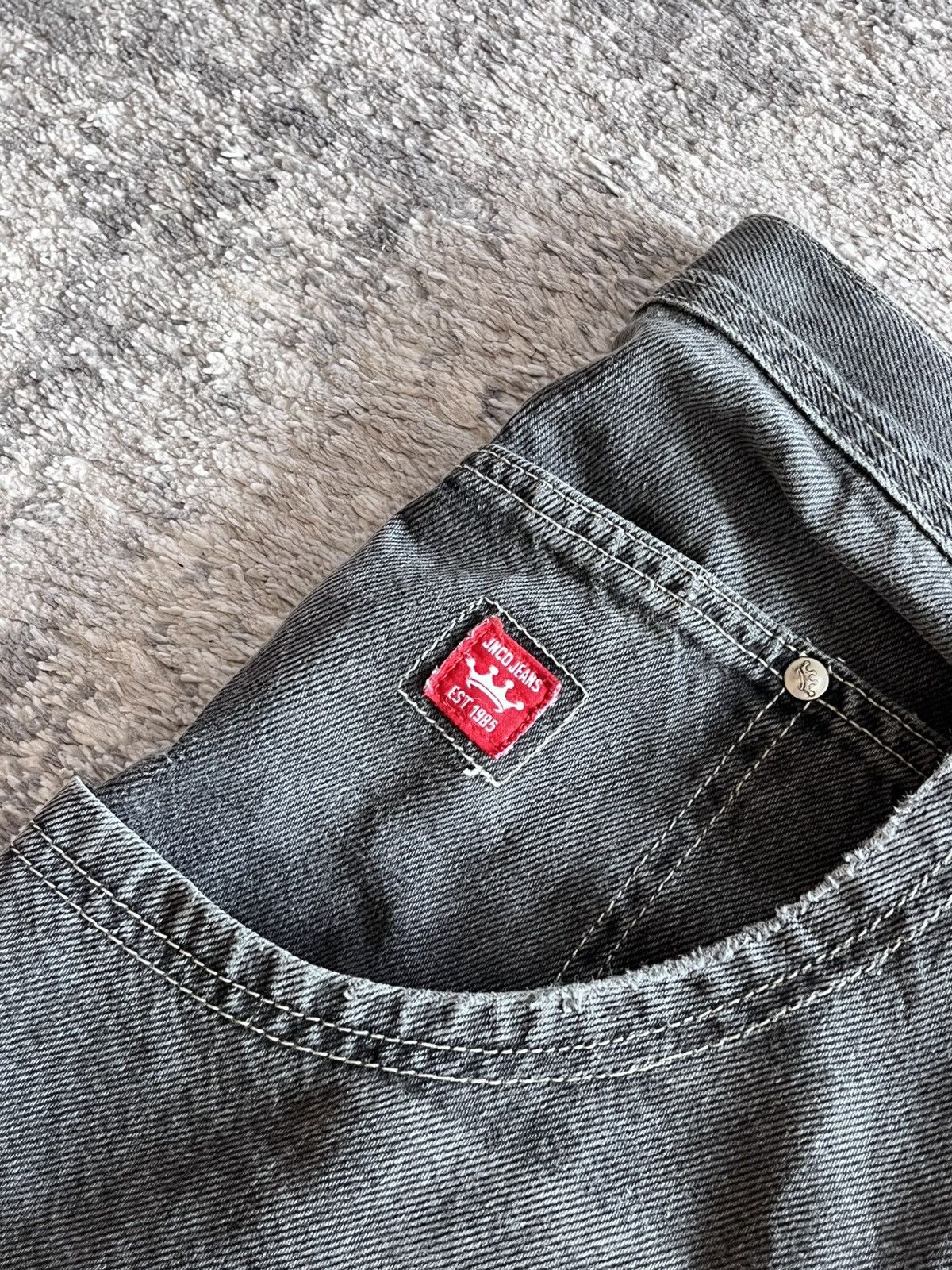JNCO Vintage 90s Grey dragon JNCO baggy short Size US 40 / EU 56 - 4 Thumbnail