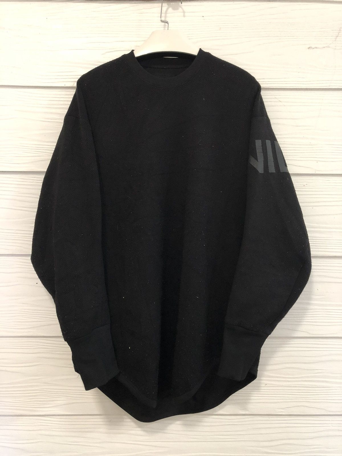 image of Julius x Nilos Fall Winter 2018/2019 Baggy Sweatshirt in Black, Men's (Size Large)