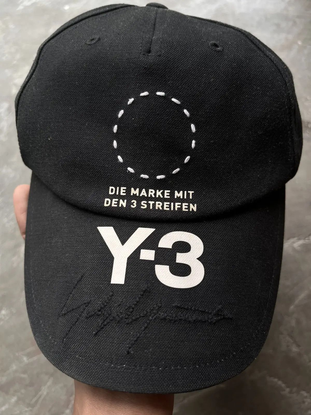 Y-3 Yohji Yamamoto Y-3 Cap Black Adidas Y3 Hat Size ONE SIZE - 2 Thumbnail