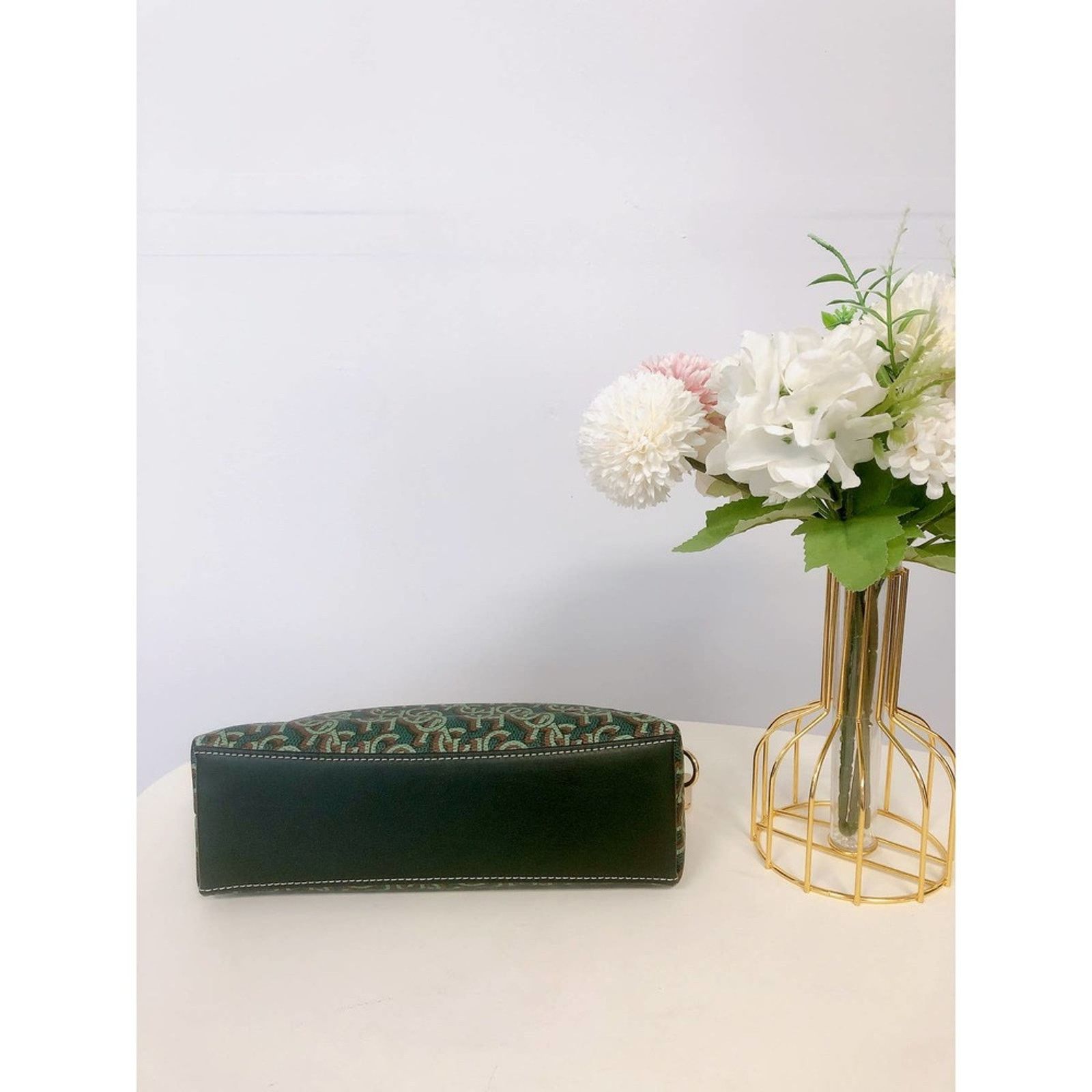 Coach Coach CF343 Madi Crossbody With Coach Monogram Print Green Size ONE SIZE - 4 Thumbnail