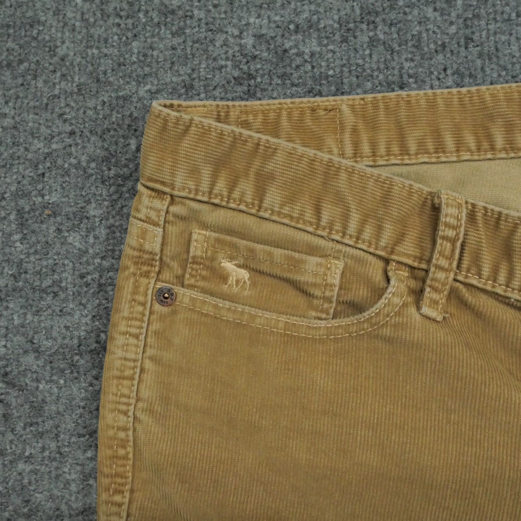 Abercrombie & Fitch Abercrombie & Fitch Pants Womens 8 Brown Corduroy Bootcut Stretch 34x32 Size 24" / US 00 / IT 34 - 4 Thumbnail