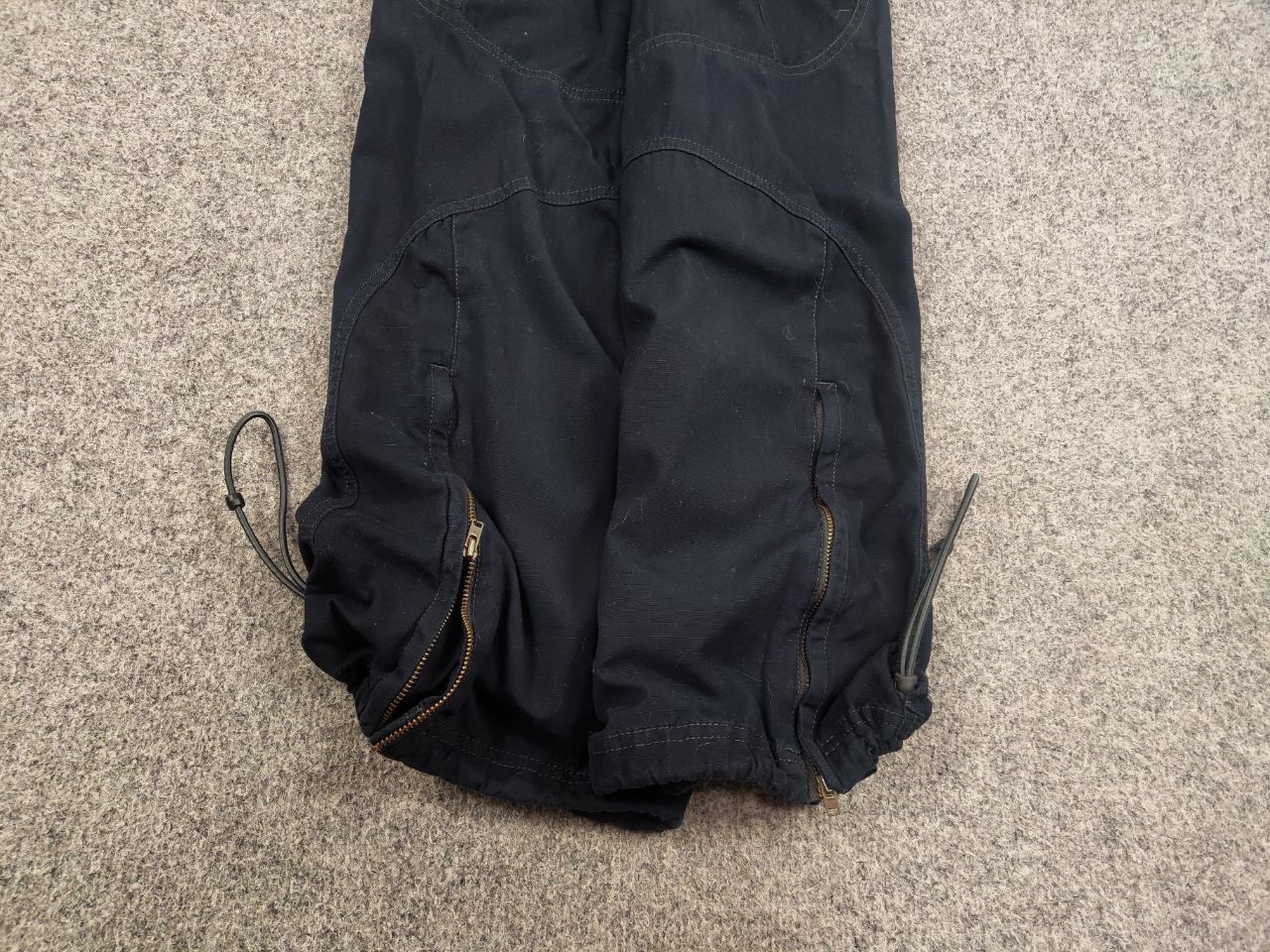 Nike Vtg Nike Baggy Cargo Zip Logo drawstrings Pants Y2K Style Size US 34 / EU 50 - 5 Thumbnail