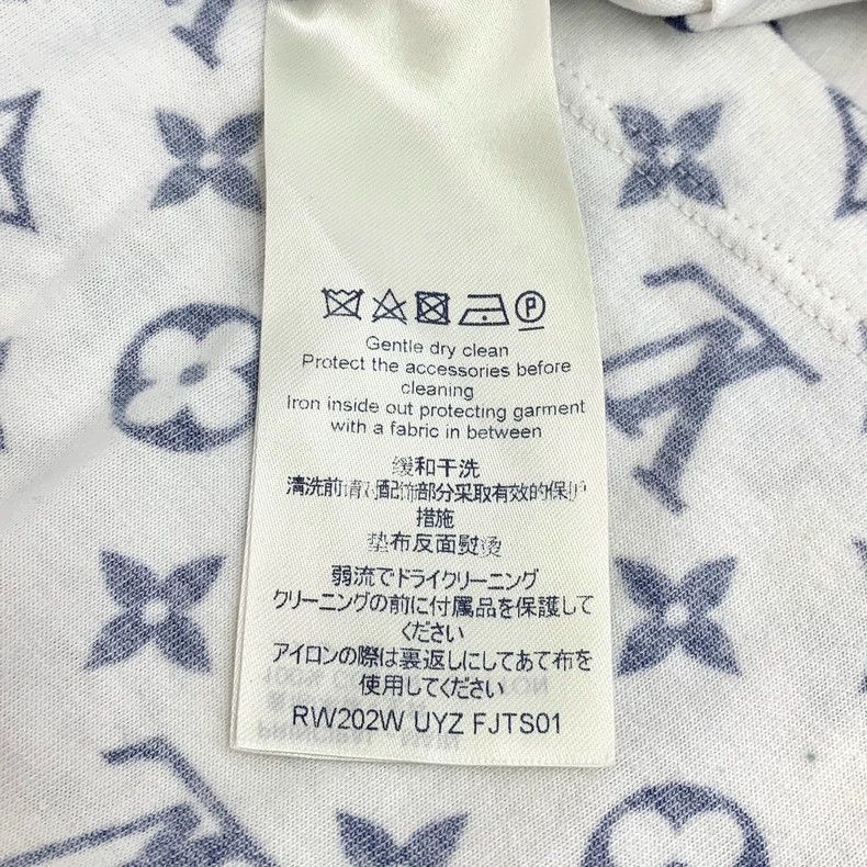 Louis Vuitton Louis Vuitton White logo presbyopic full print chain cotto Size M / US 6-8 / IT 42-44 - 6 Thumbnail