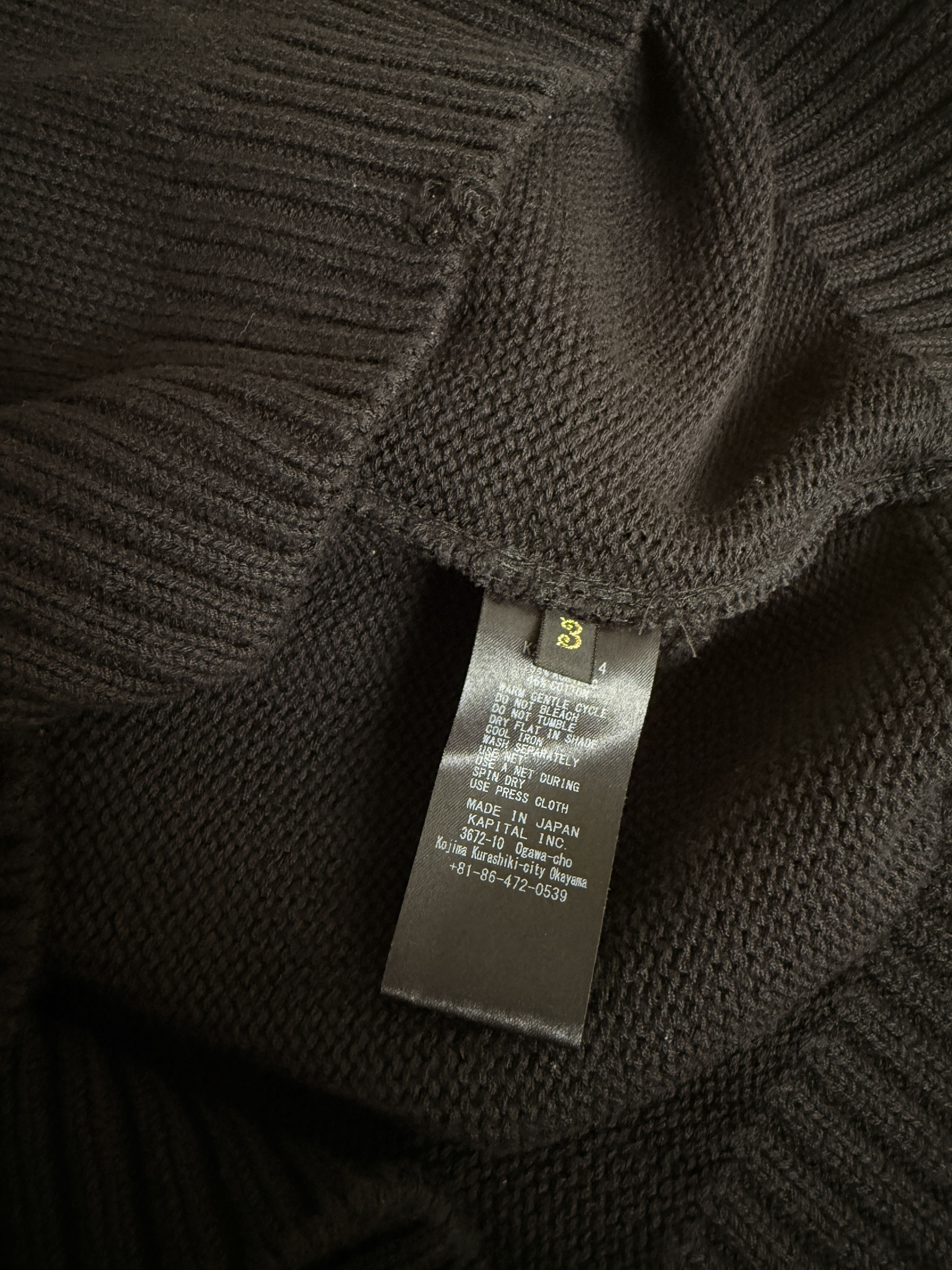 Kapital Kapital 5G cotton Knit Hippie Sleeve Crewneck Size US L / EU 52-54 / 3 - 4 Thumbnail