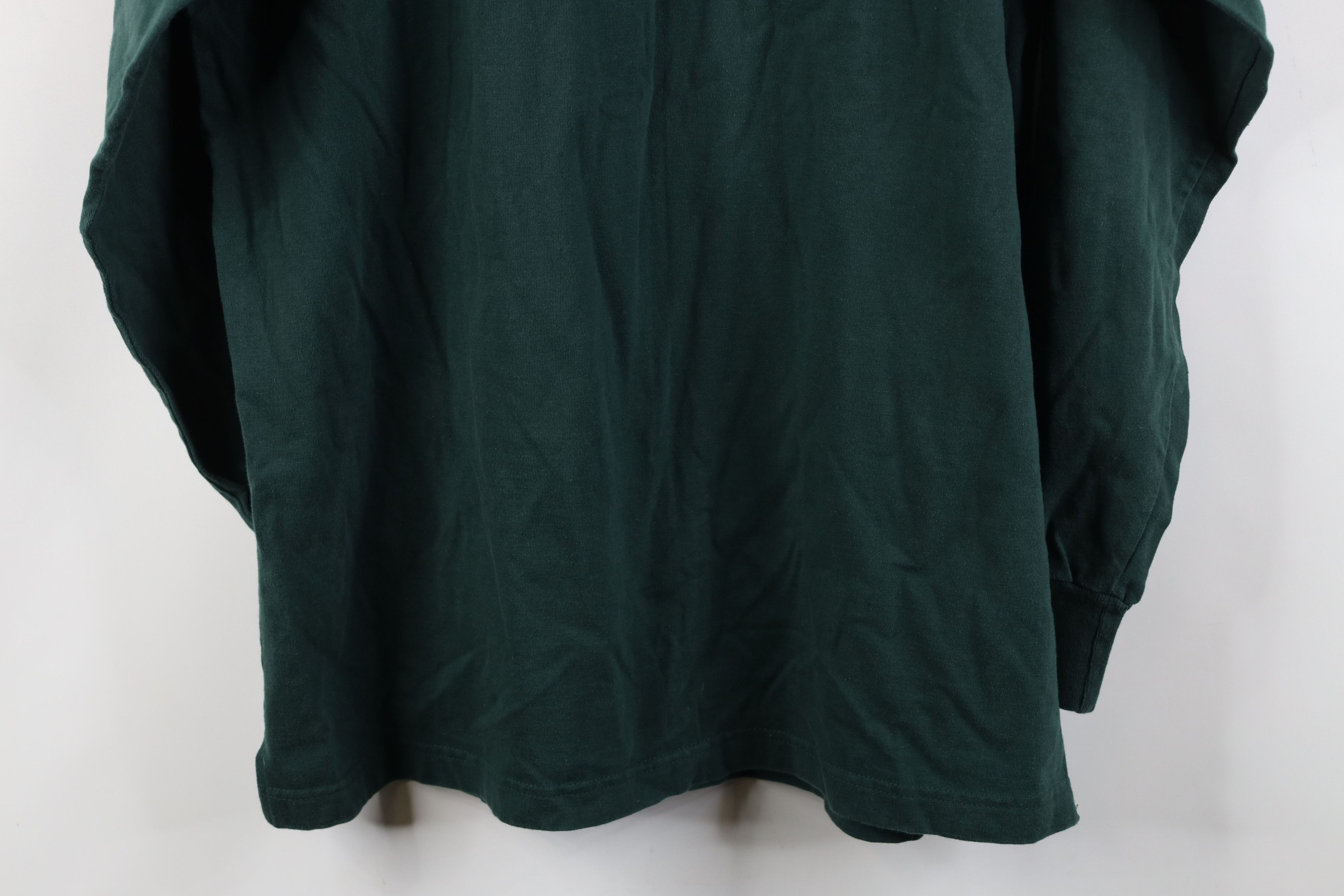 Vintage Vintage 90s Streetwear Heavy Long Sleeve Henley T-Shirt Size US L / EU 52-54 / 3 - 13 Thumbnail