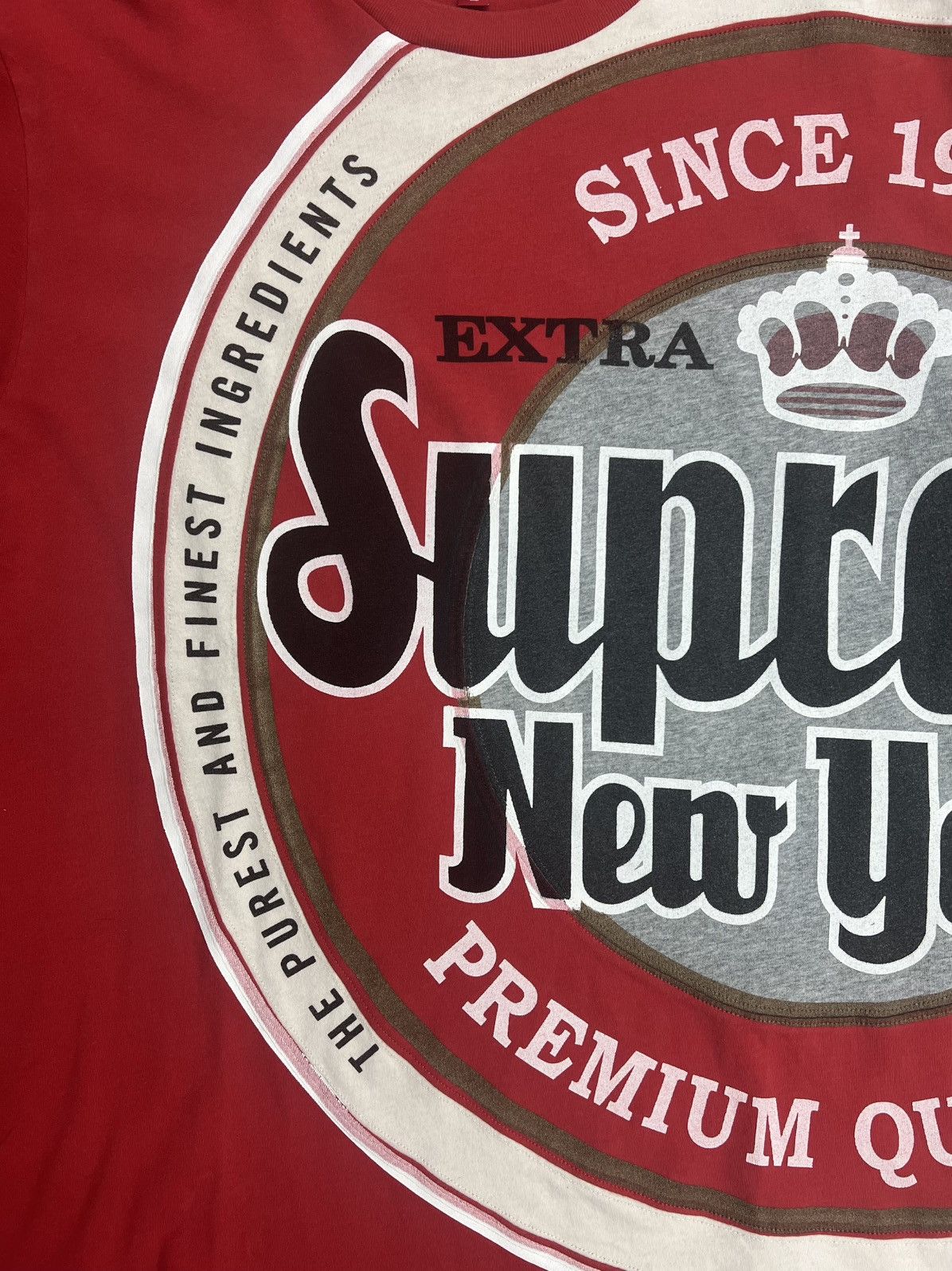 Supreme Supreme Lager T-Shirt Size US M / EU 48-50 / 2 - 2 Thumbnail