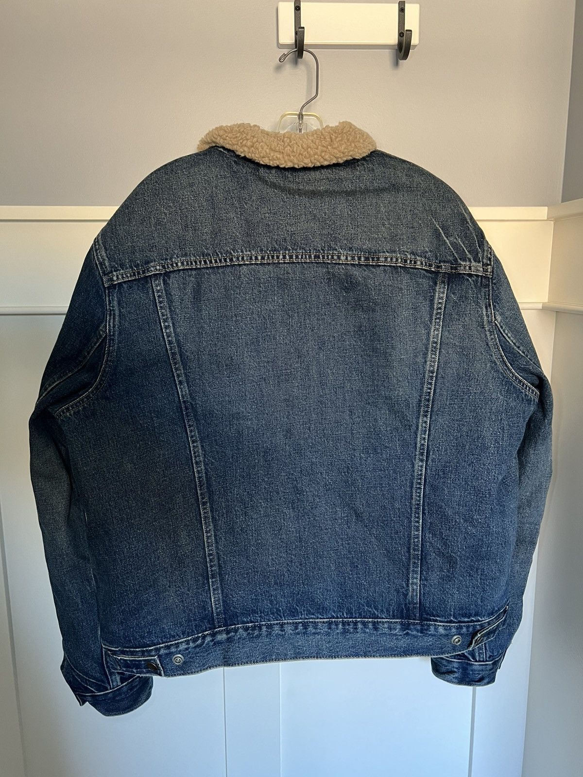 Polo Ralph Lauren Vintage Polo Ralph Lauren sherpa lined patch denim jacket Size US XL / EU 56 / 4 - 2 Thumbnail