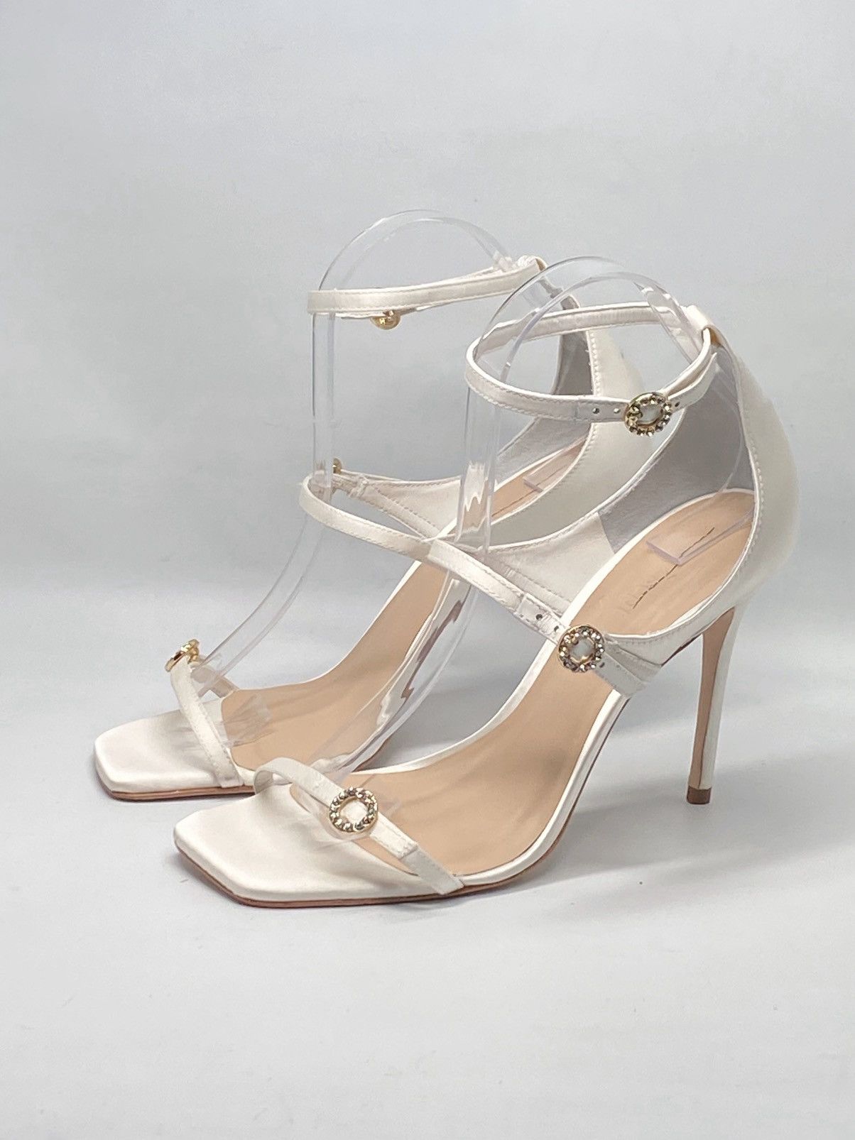 Cinq a Sept Cinq à Sept Celeste 100MM Satin High-Heel Sandals size 38 Size US 8 / IT 38 - 6 Thumbnail