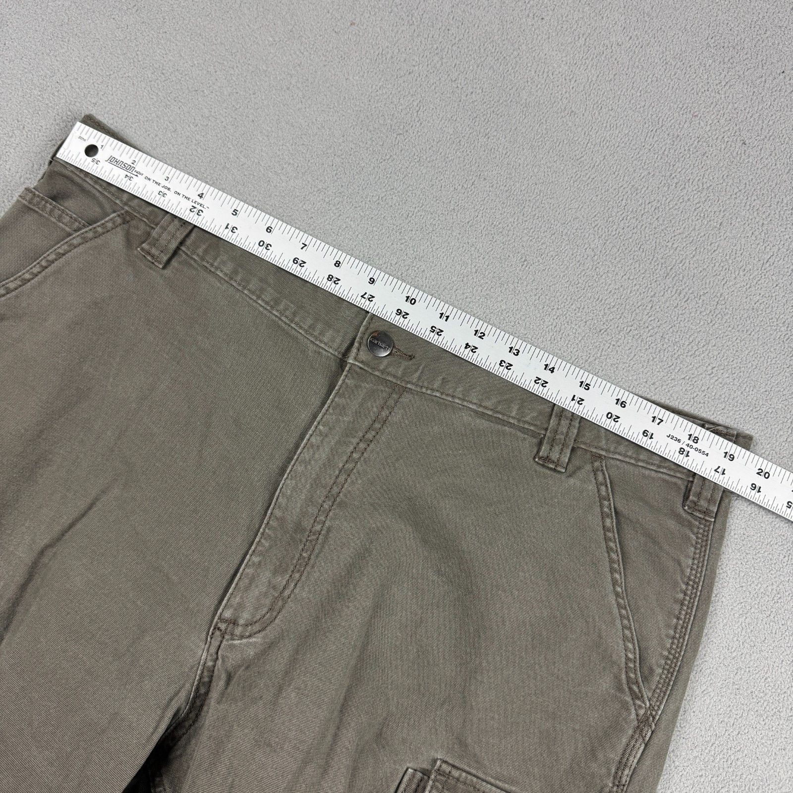 Carhartt Carhartt Cargo Shorts 40 VTG Khaki Canvas Workwear Rugged Size US 40 / EU 56 - 2 Thumbnail